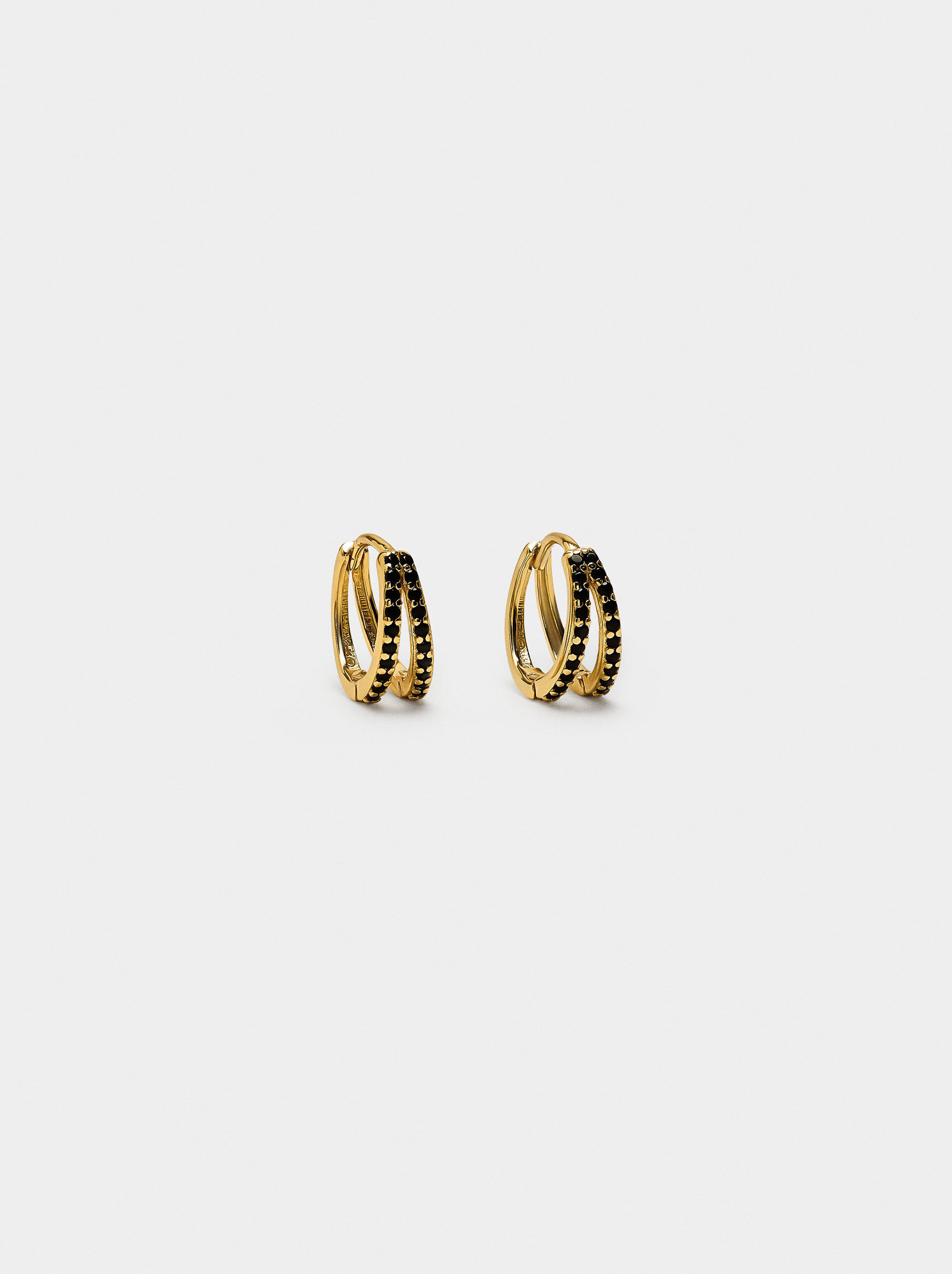 Bagues doubles avec zircons - argent 925