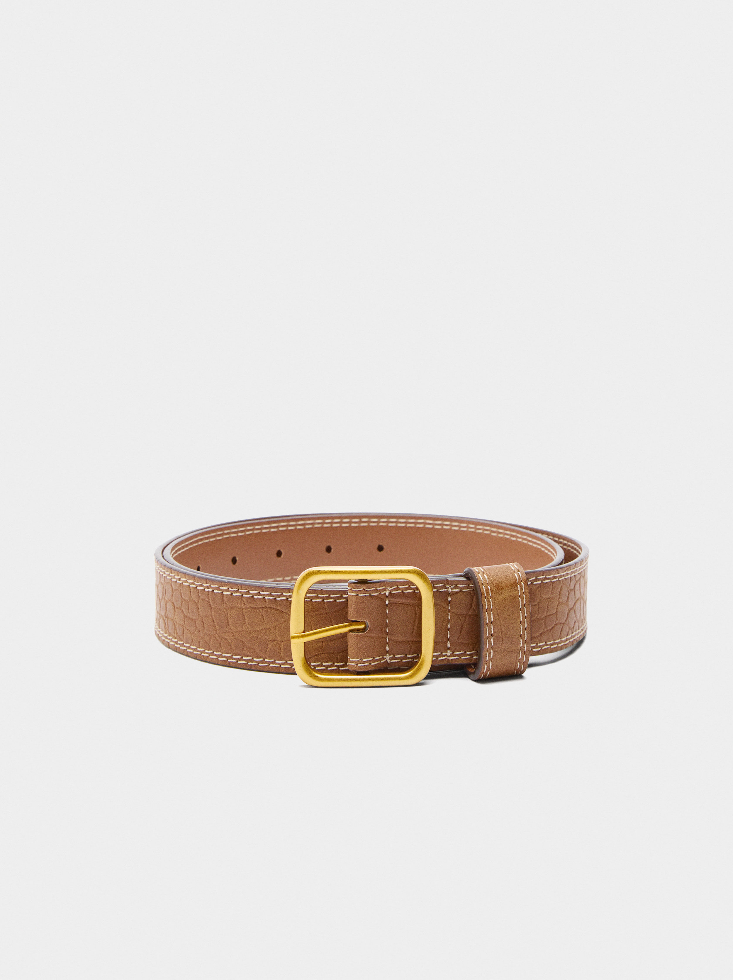 Ceinture gravée animal