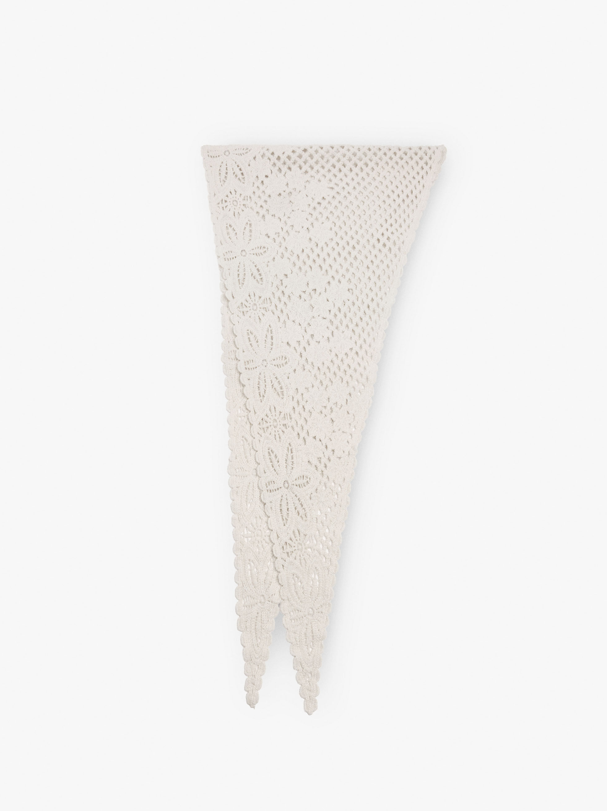 Écharpe multifonctionnelle en crochet 100 % coton