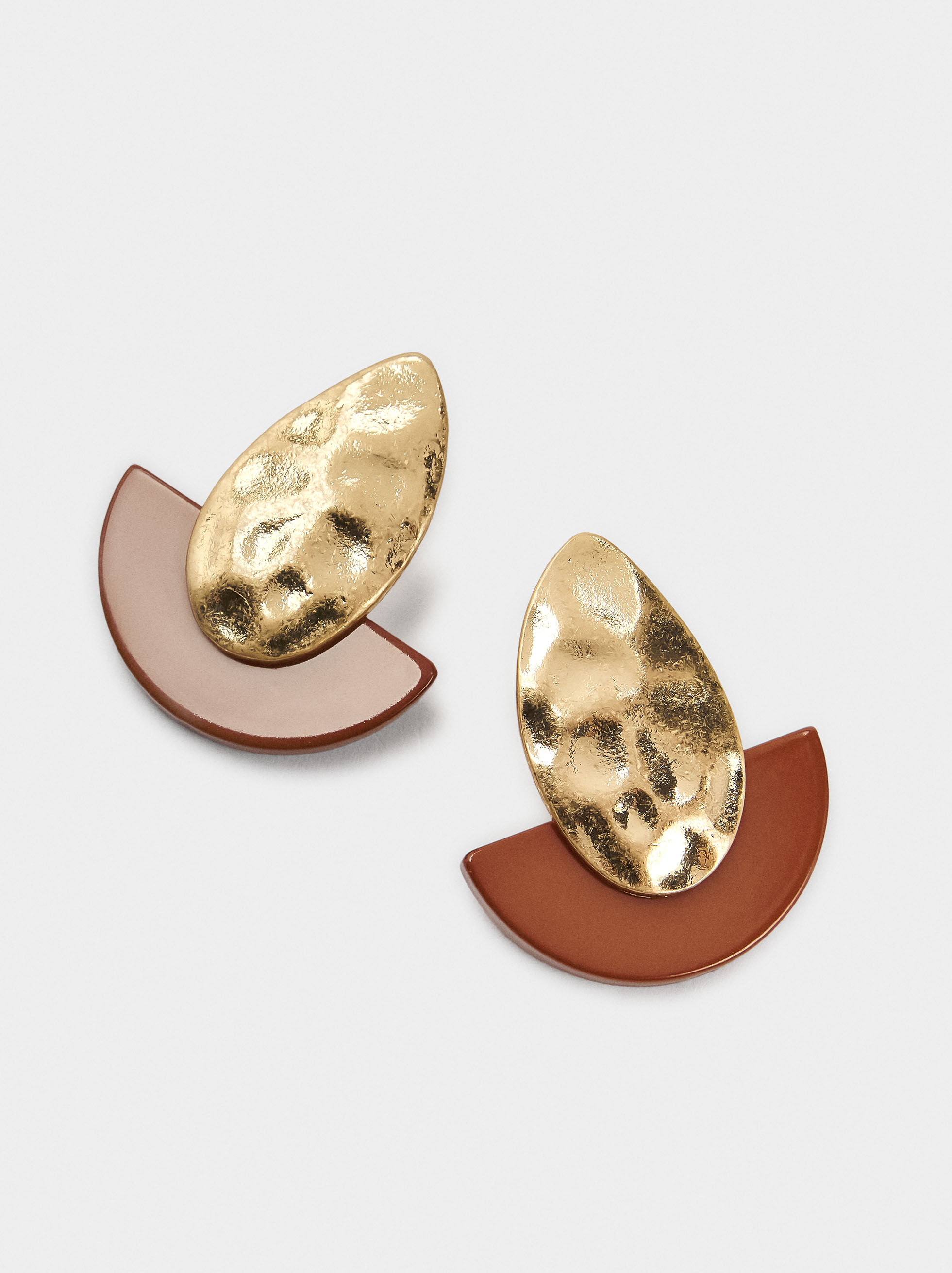 Boucles d'oreilles en résine