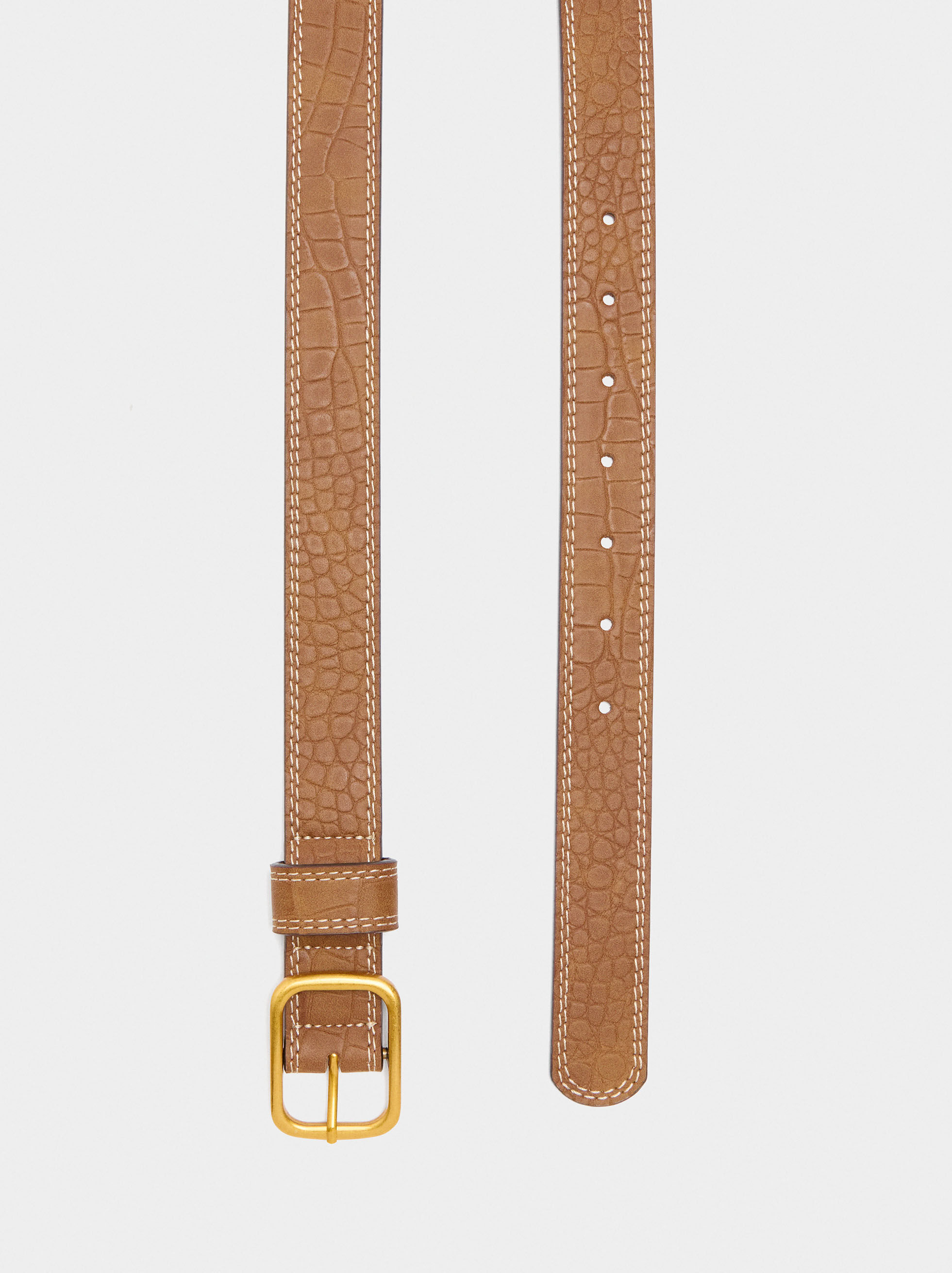 Ceinture gravée animal