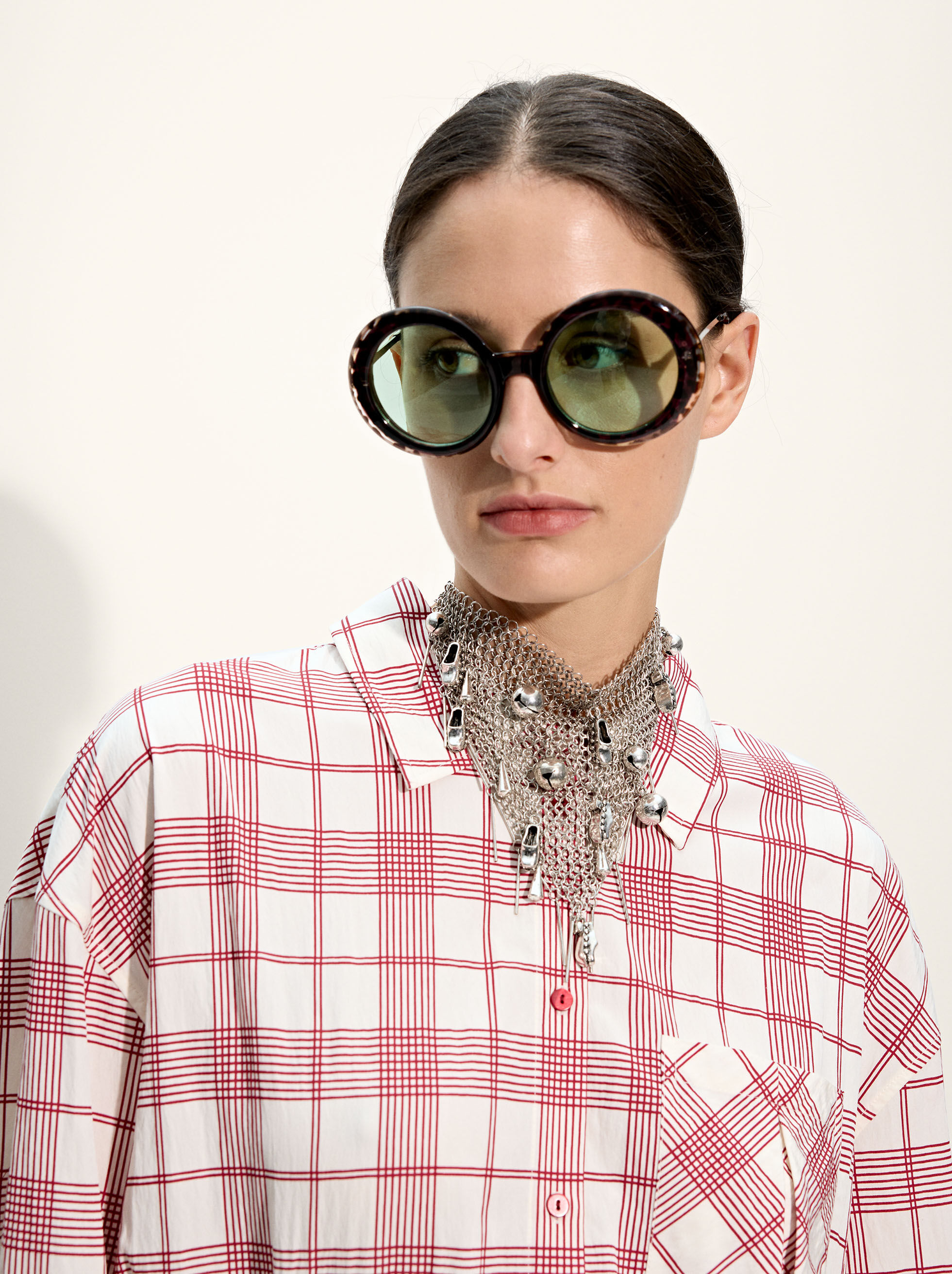 Collier babette avec grelots, socs et barres