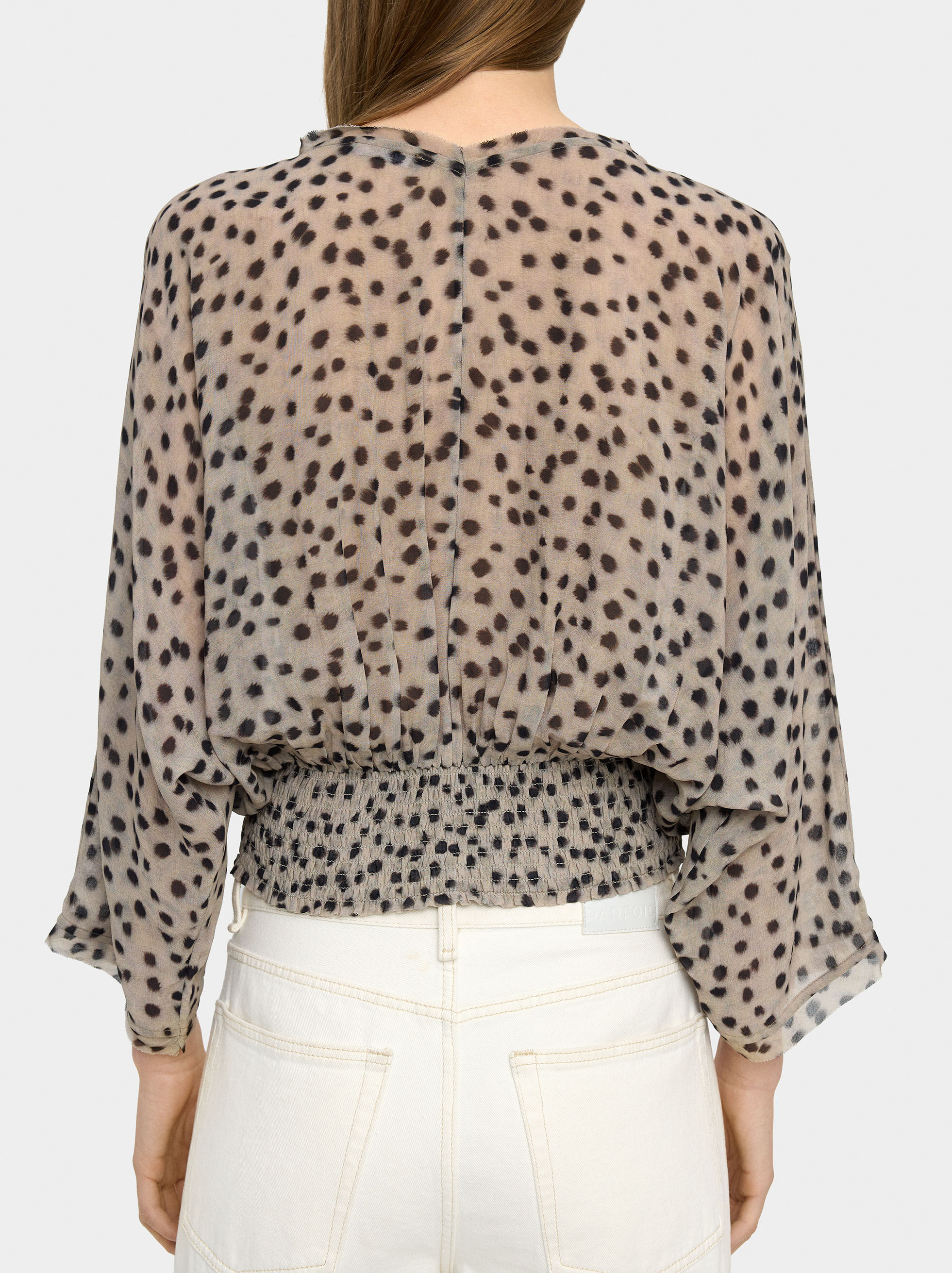 Chemise fluide avec élastiques