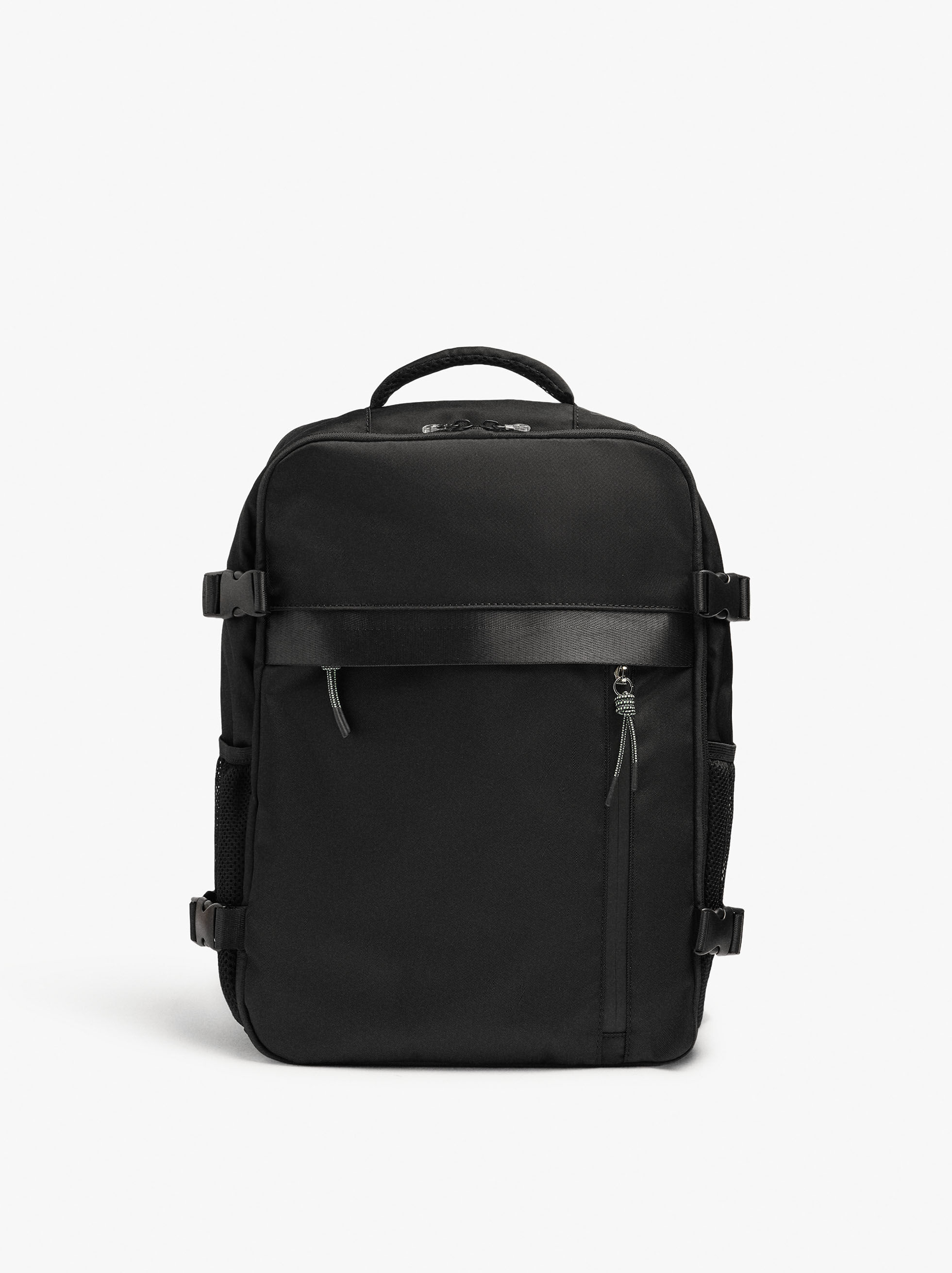 Saco à dosette en nylon extensible avec porte-bouteille