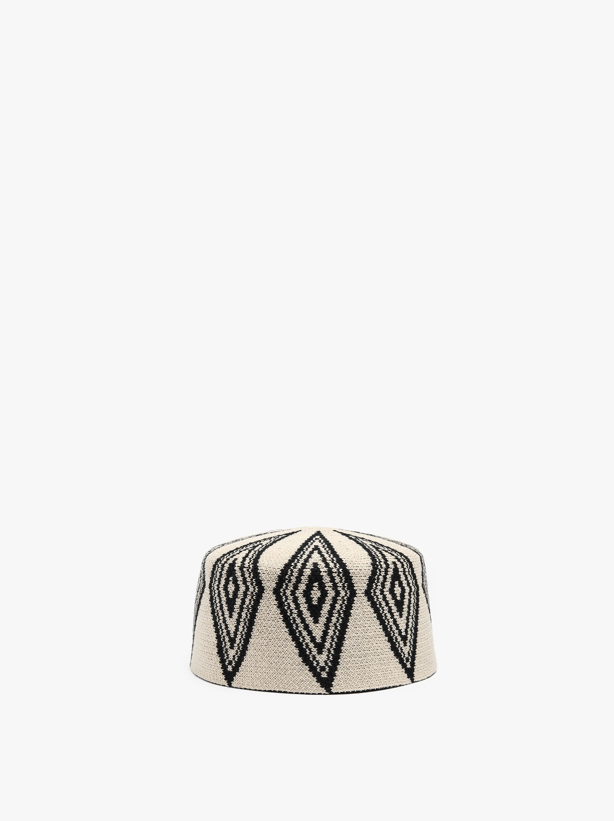 Bonnet en maille jacquard