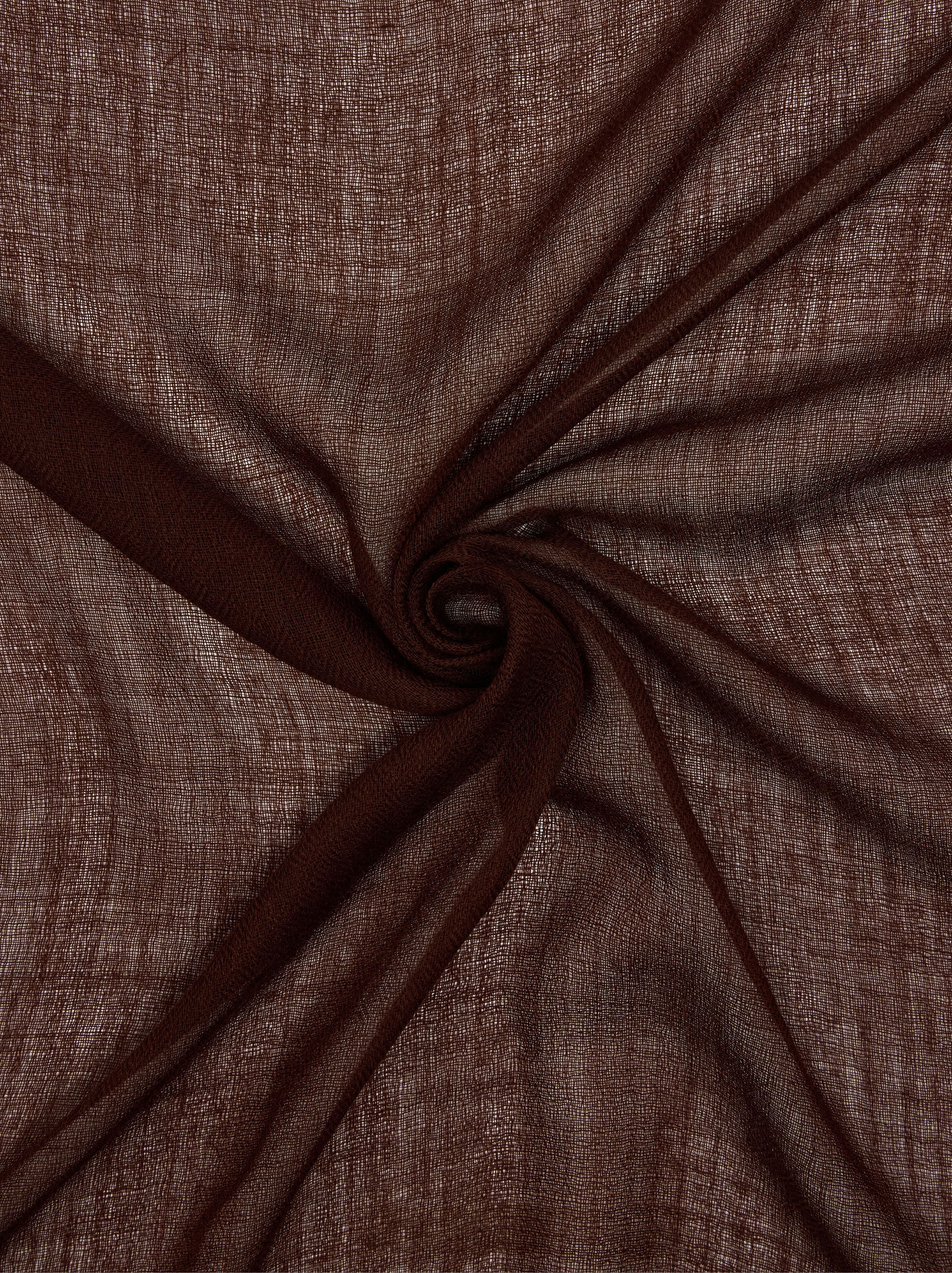 Pashmina en laine avec franges