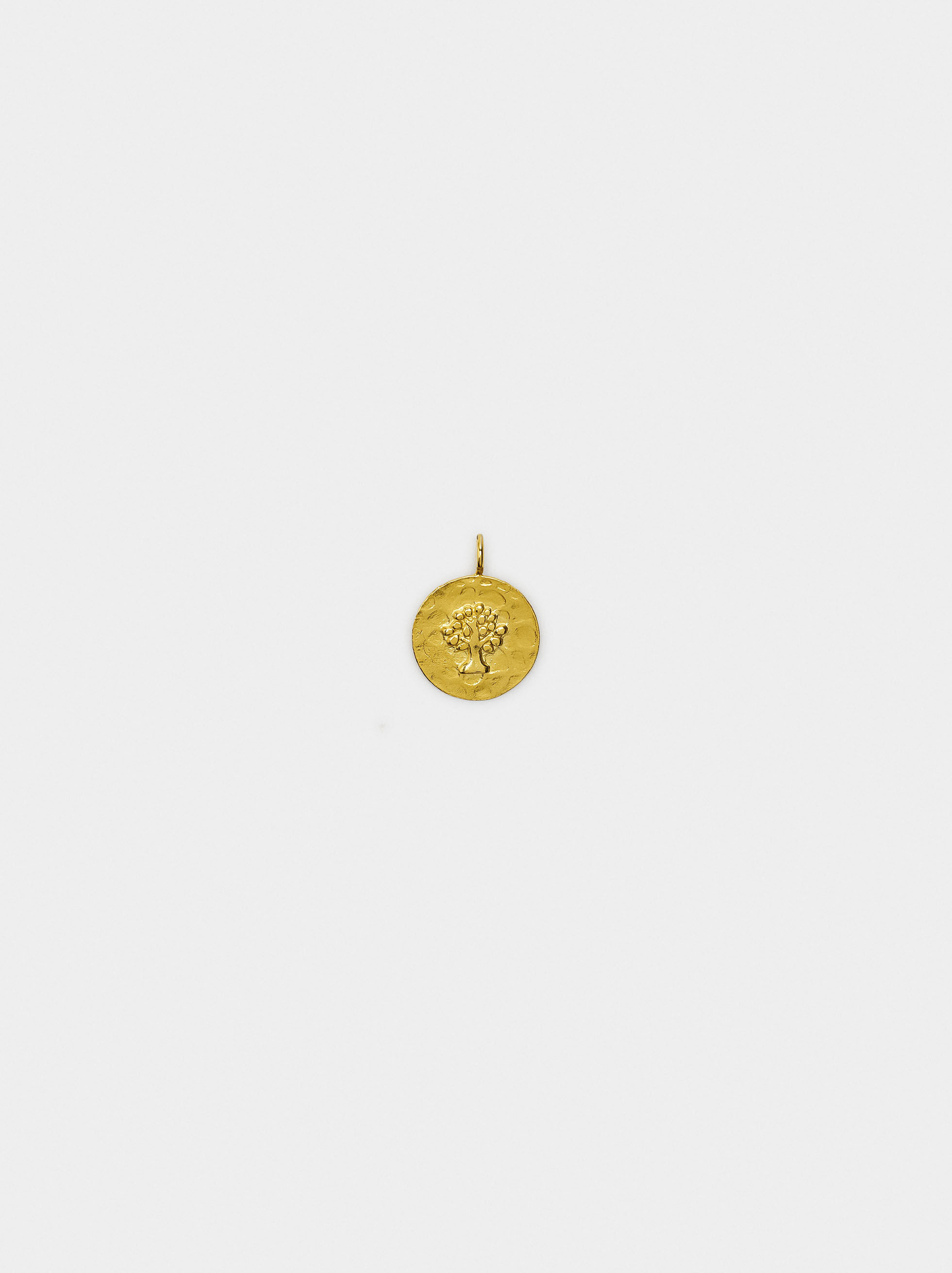 Médaille porte-bonheur arbre de vie - argent 925