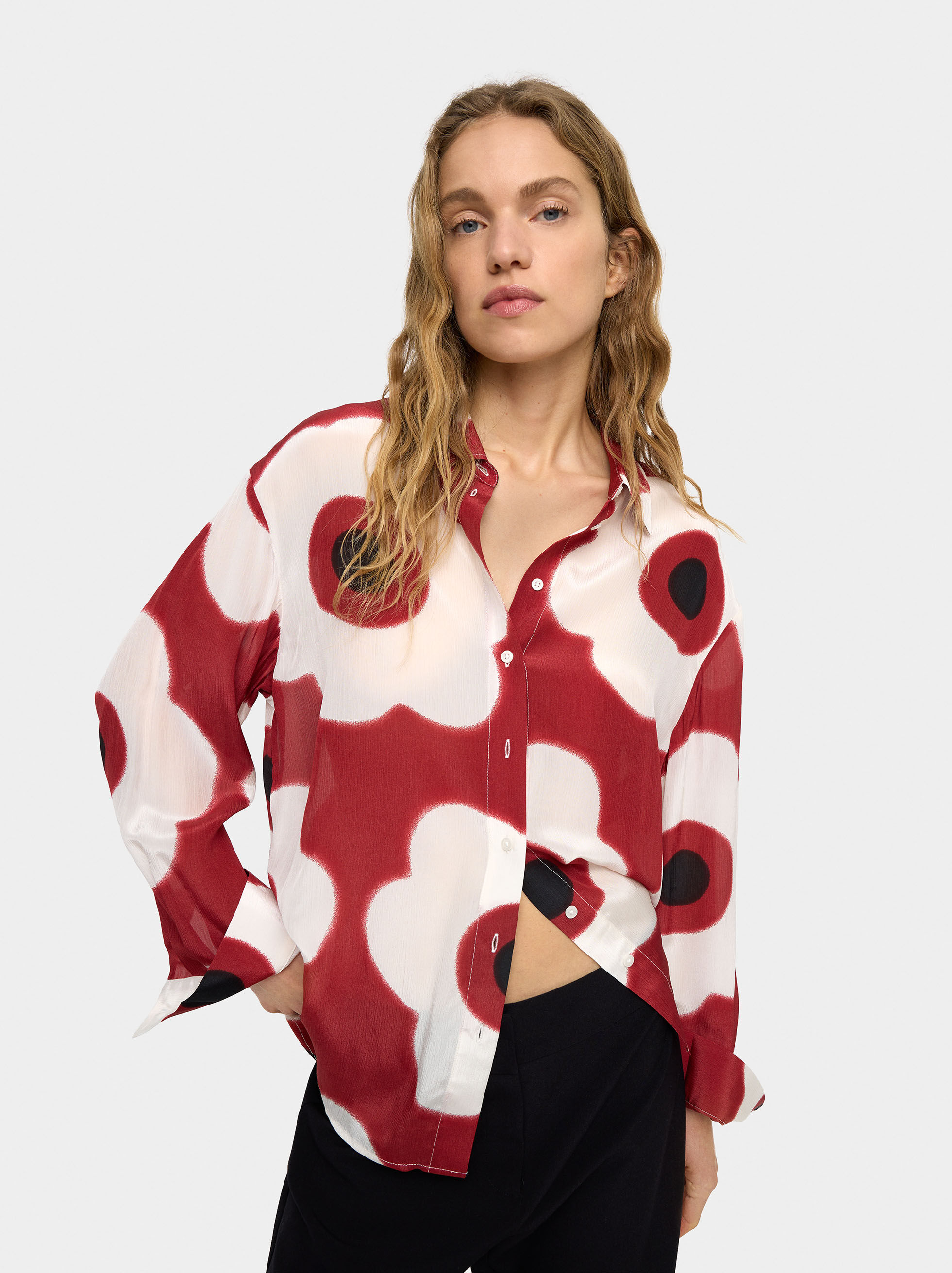 Chemise fluide imprimée