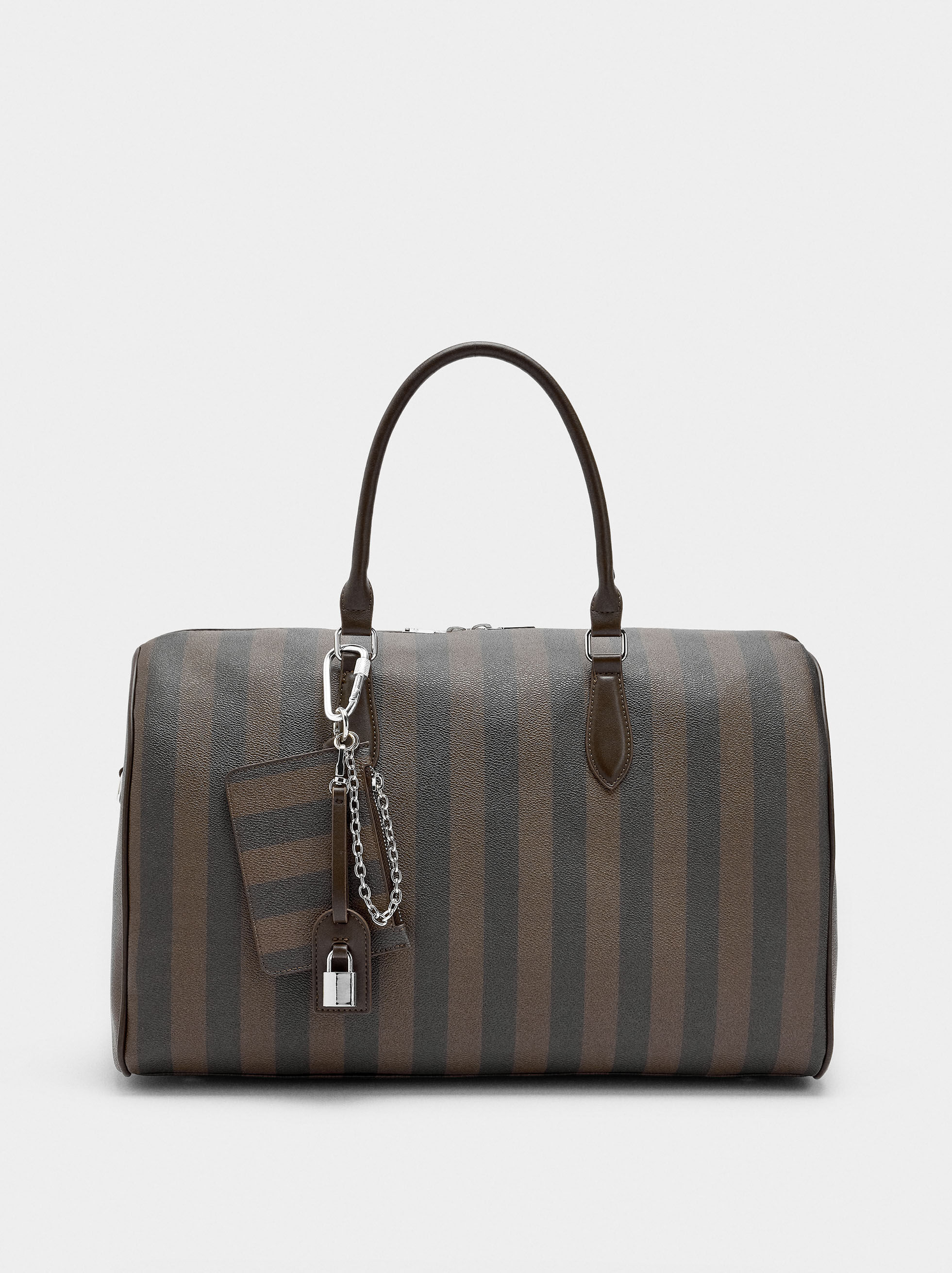 Sac de week-end à rayures