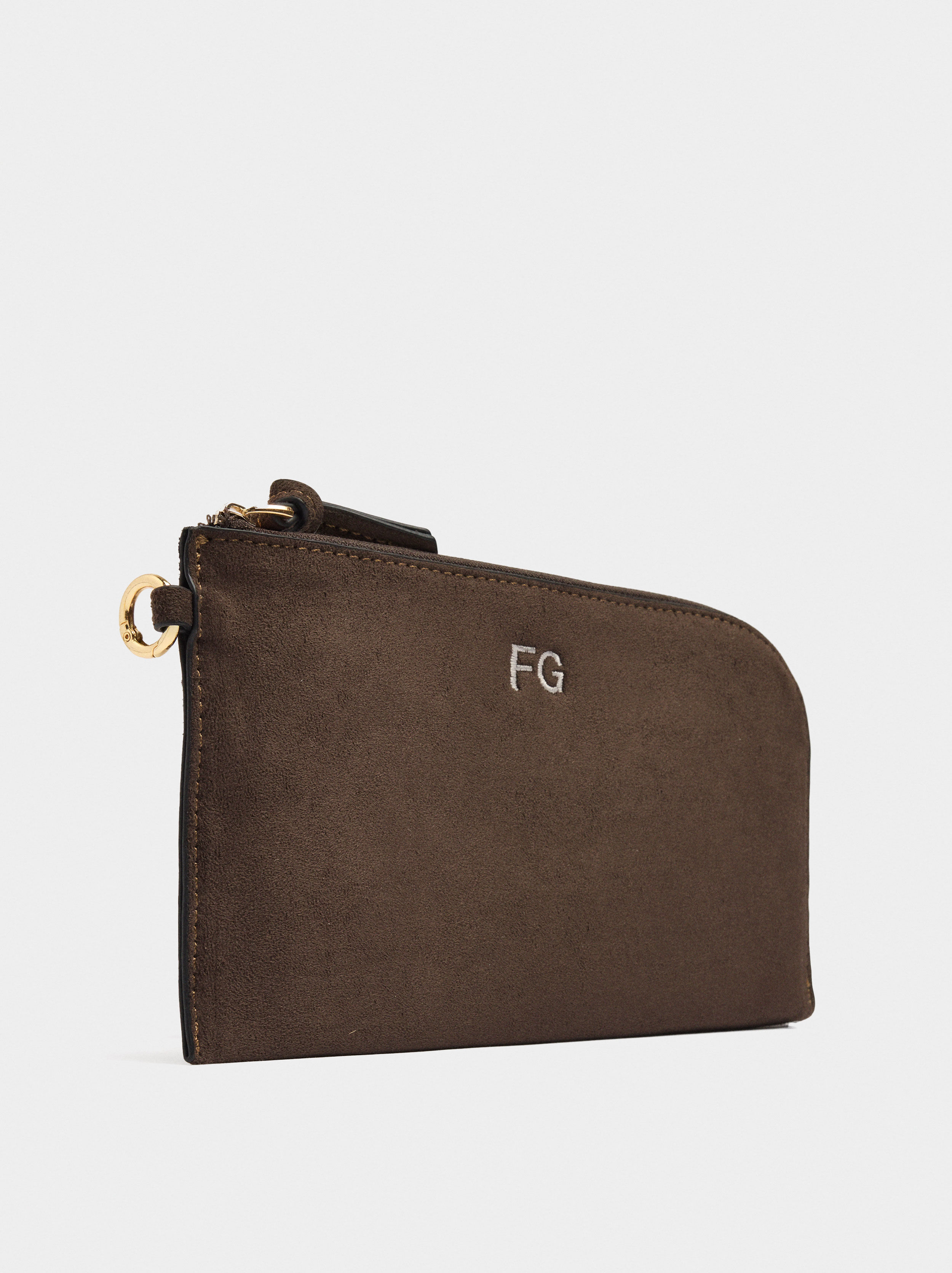 Sac shopper effet peau avec pochette