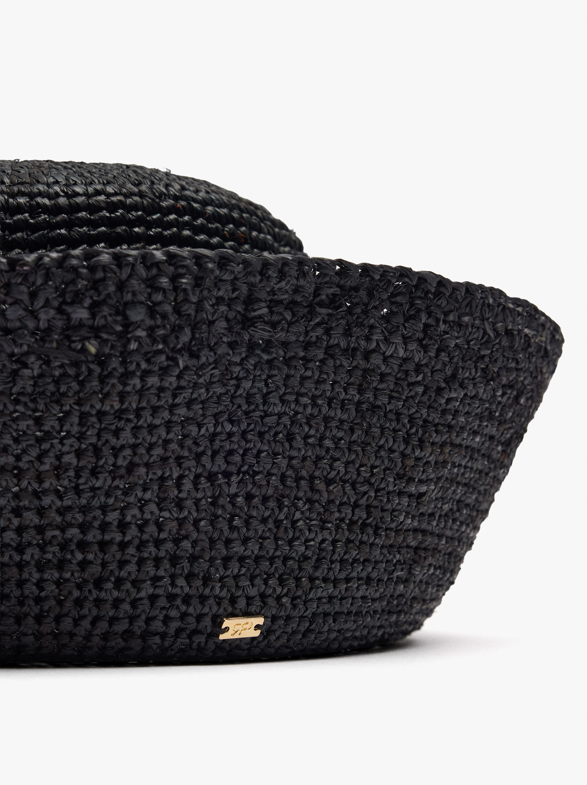 Chapeau pillbox 100 % raphia
