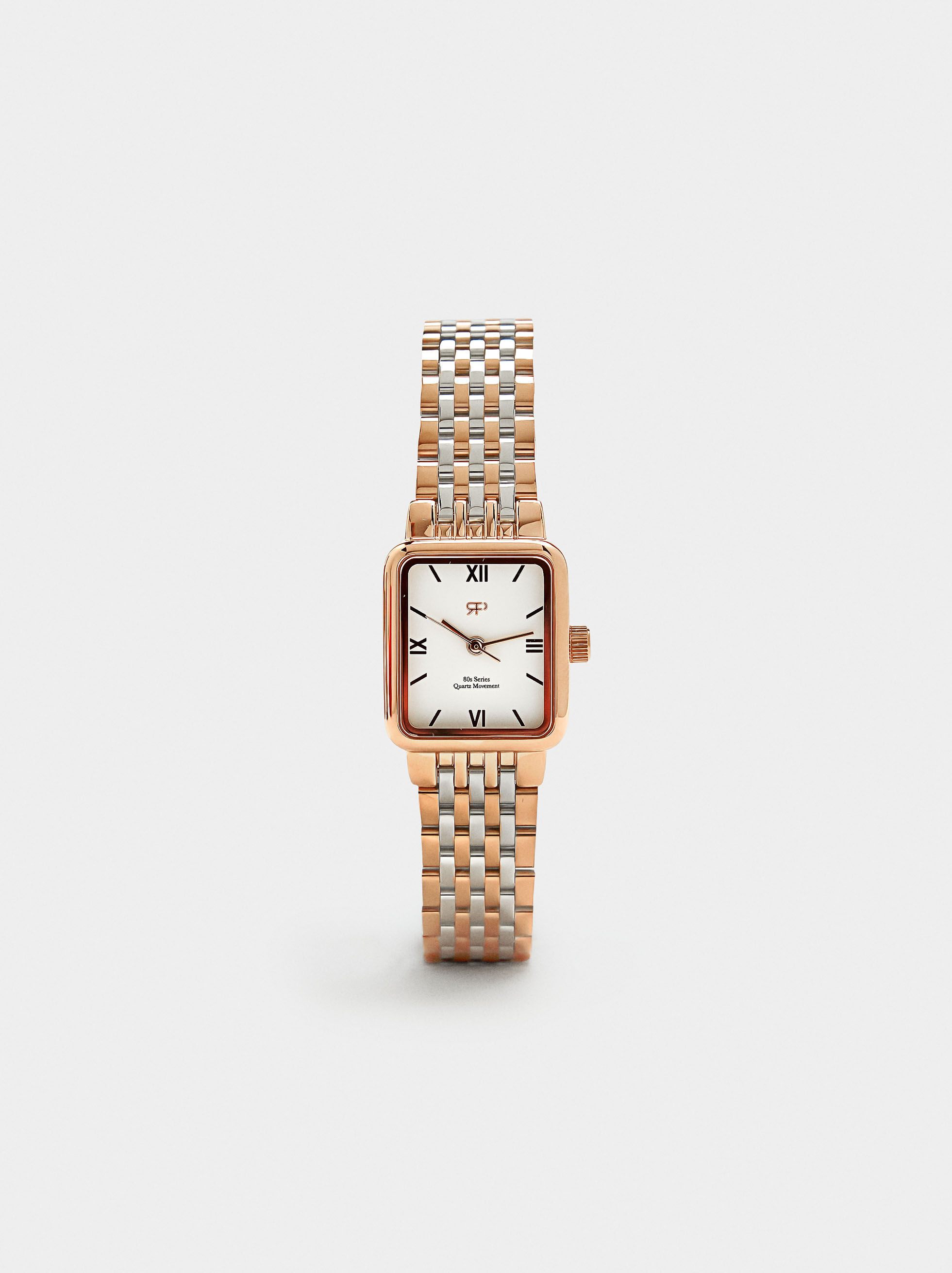 Montre carrée bracelet en acier inoxydable