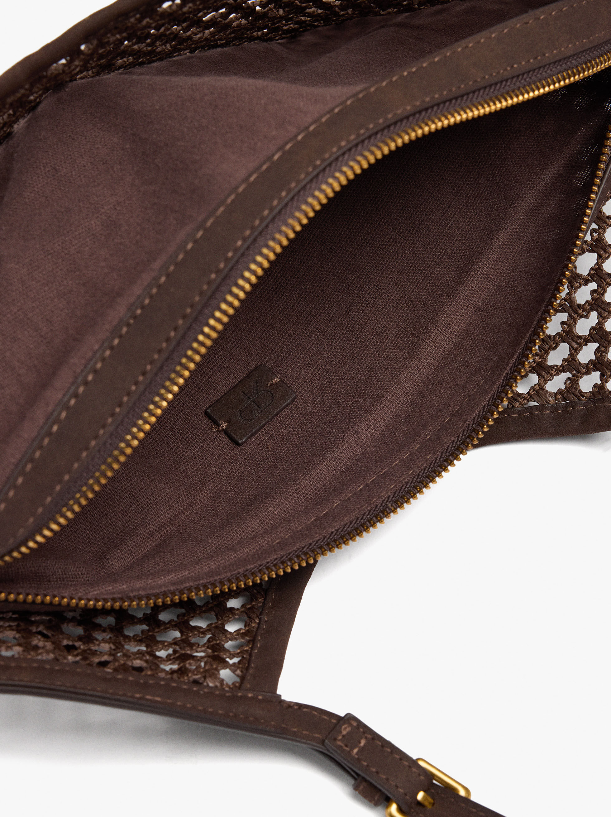 Sac à main en effet paille avec chaîne