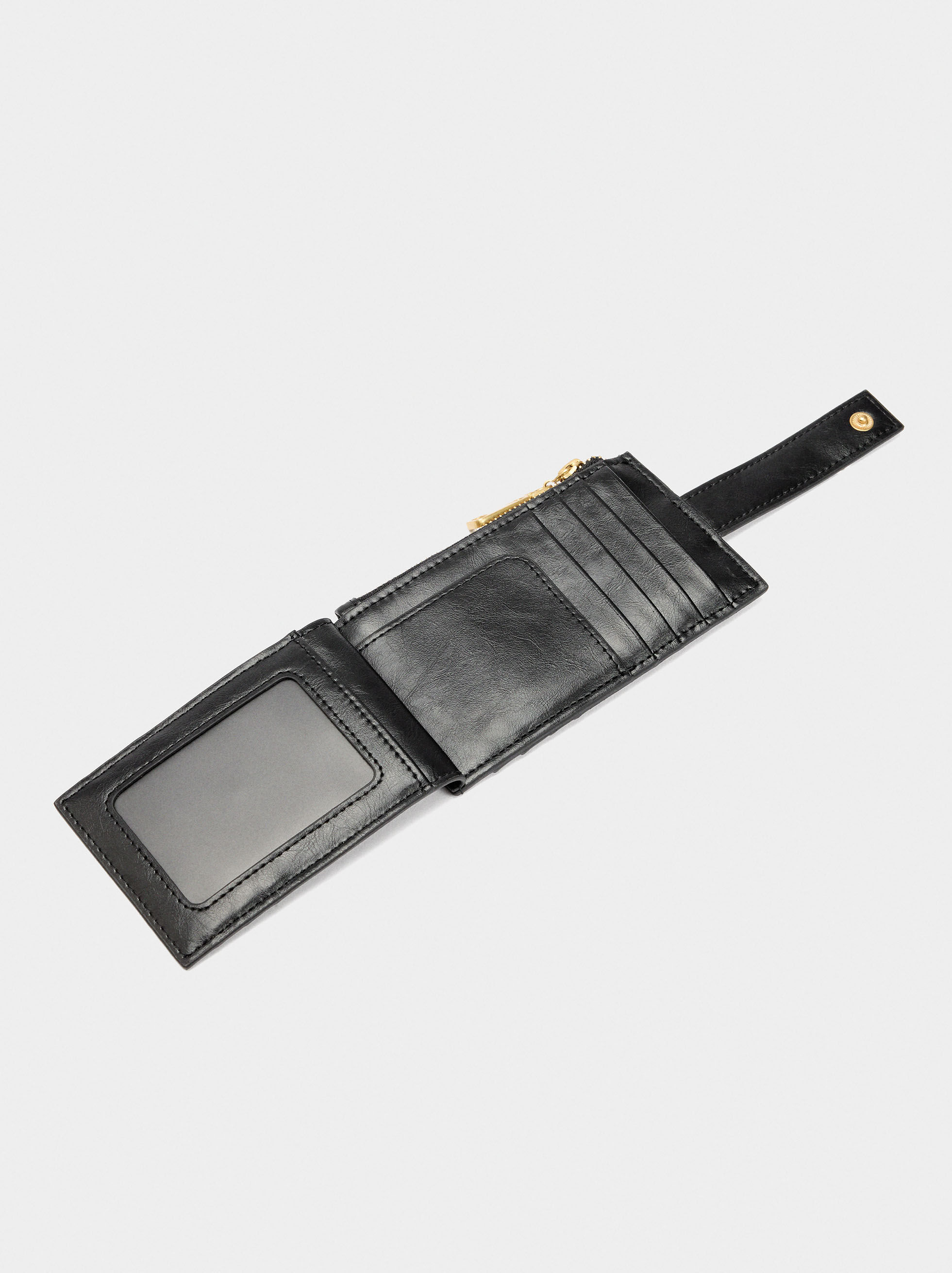 Porte-cartes effet craquelé