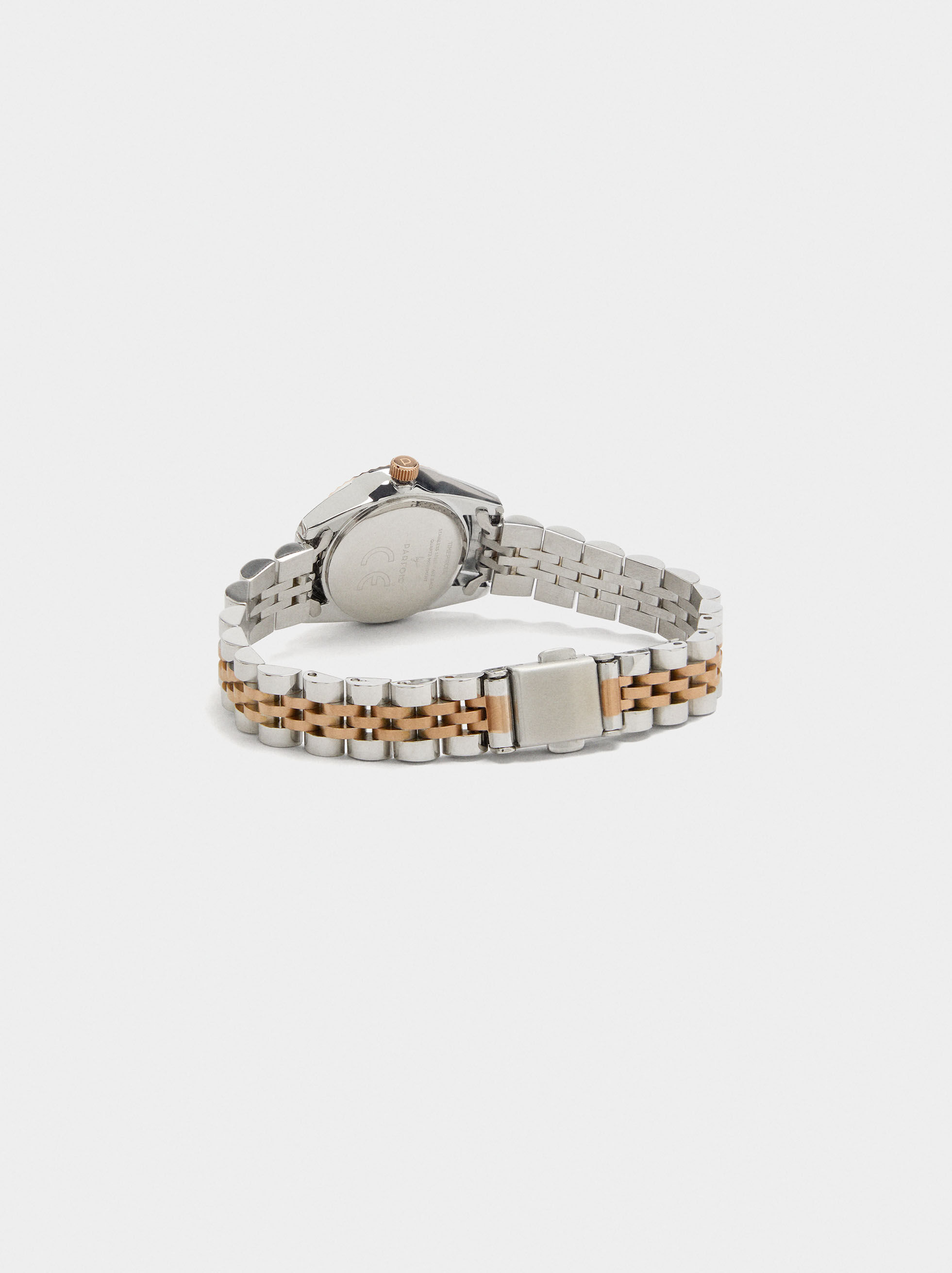 Montre avec bracelet en acier inoxydable