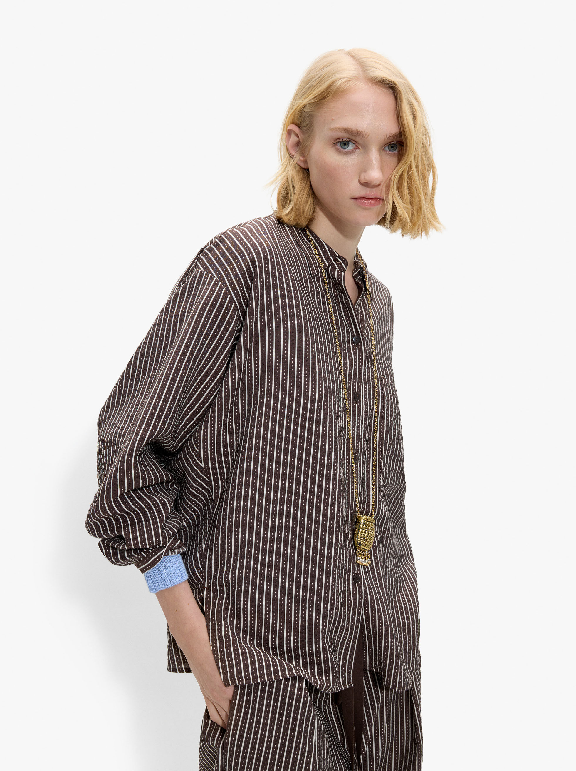 Chemise à rayures
