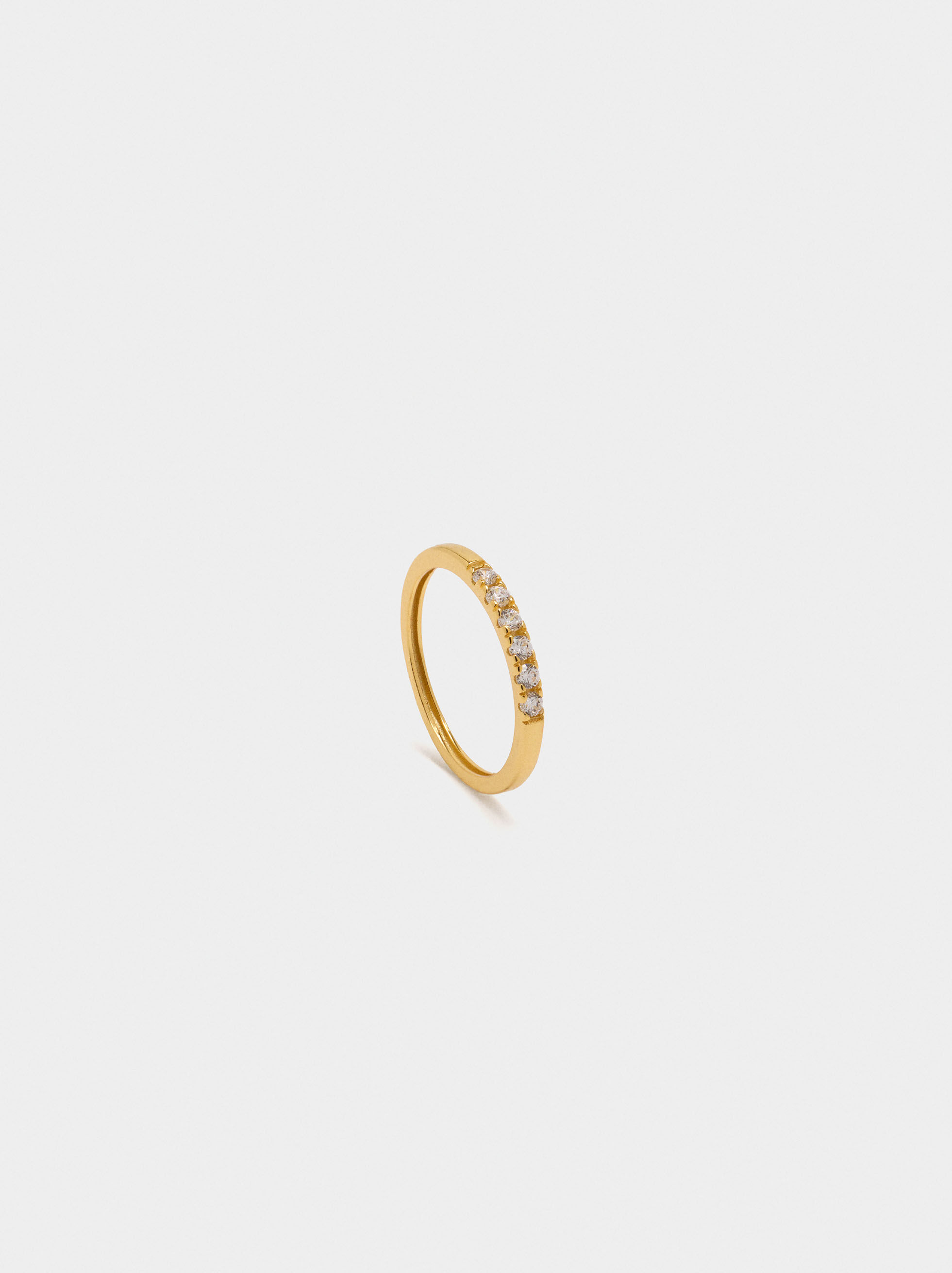 Bague avec zircons - argent 925