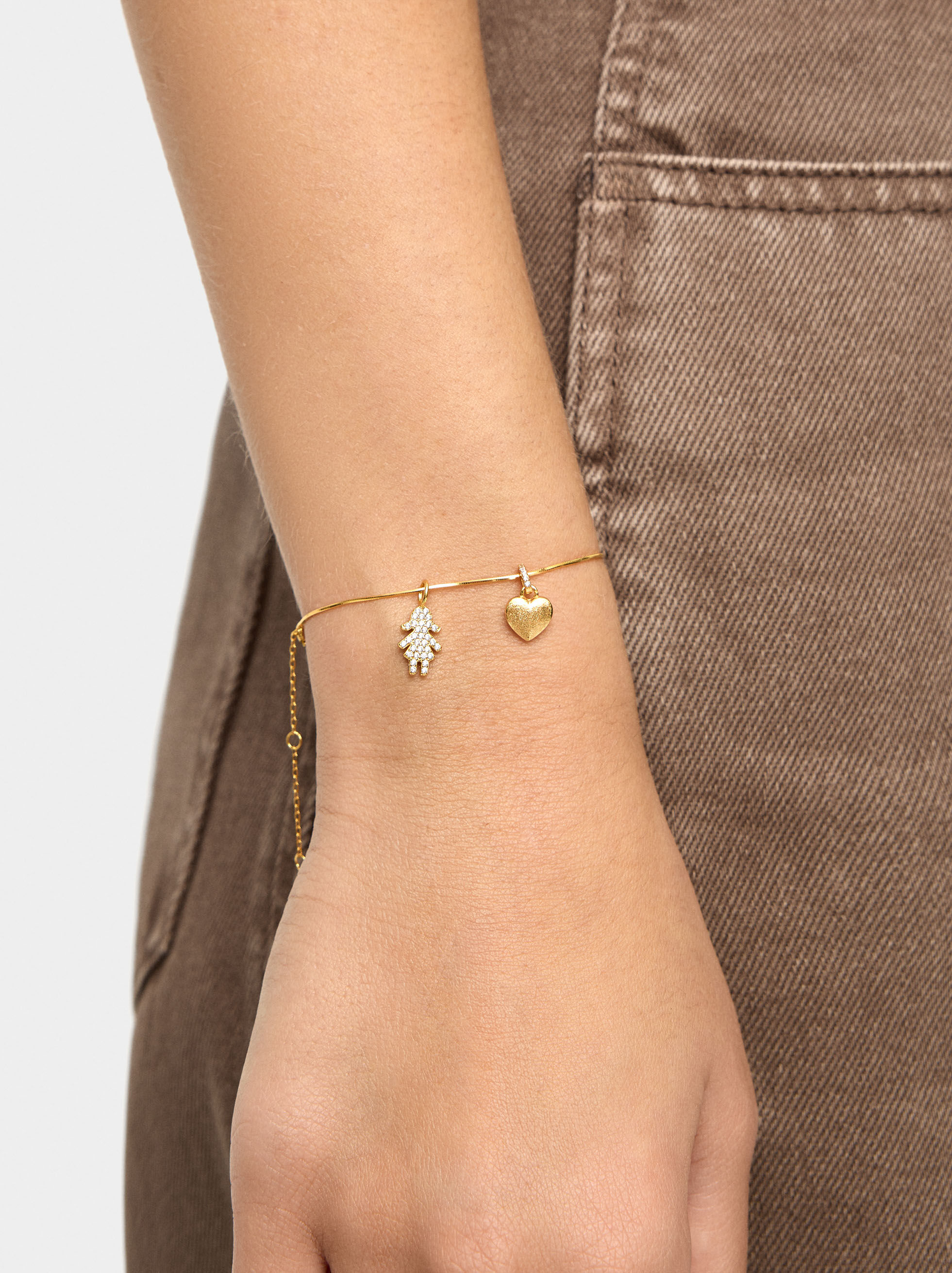 Charms pour femme avec zircons - argent sterling 925