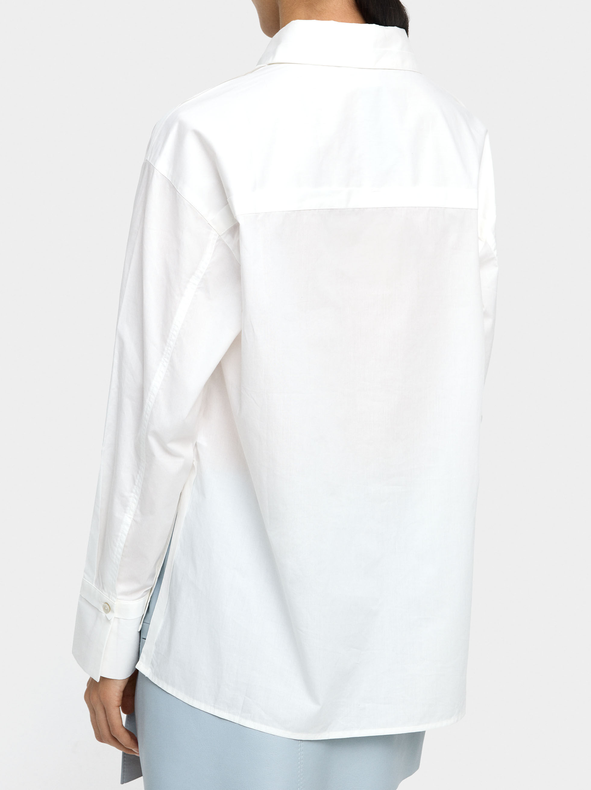 Chemise manches longues 100 % coton