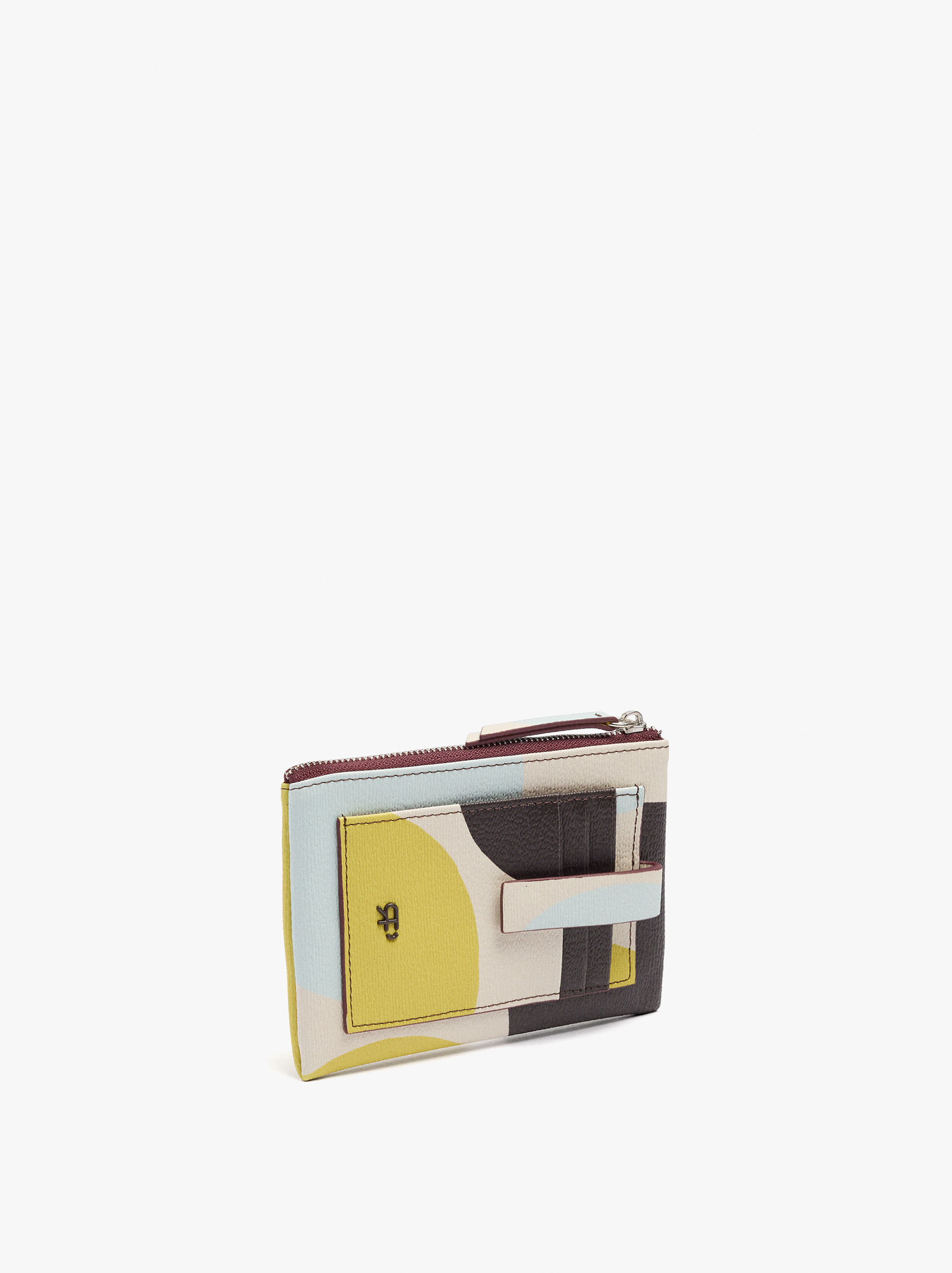 Porte-cartes en nylon imprimé