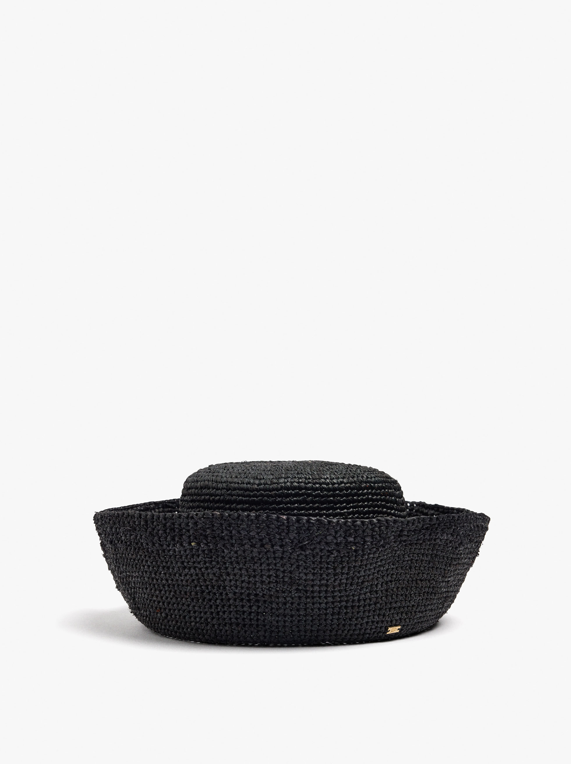 Chapeau pillbox 100 % raphia