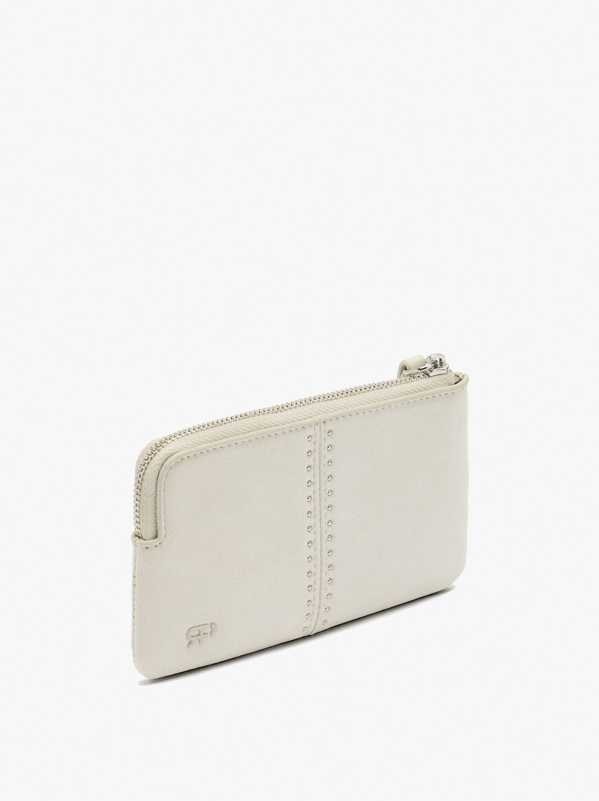 Porte-monnaie à clous avec détail cœur