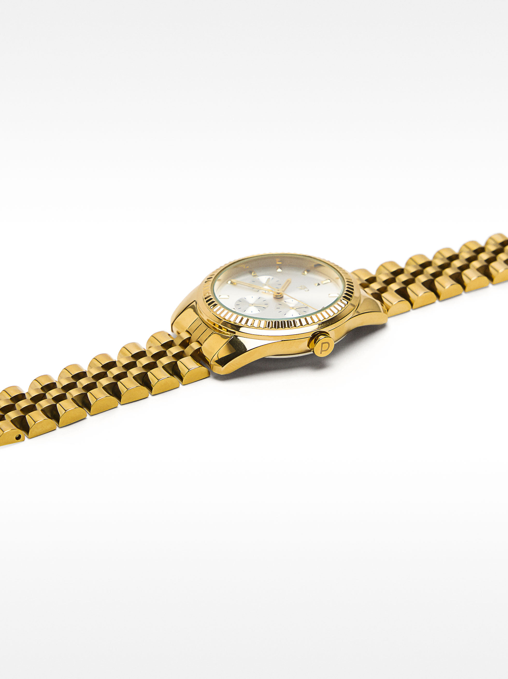 Montre avec bracelet en acier inoxydable