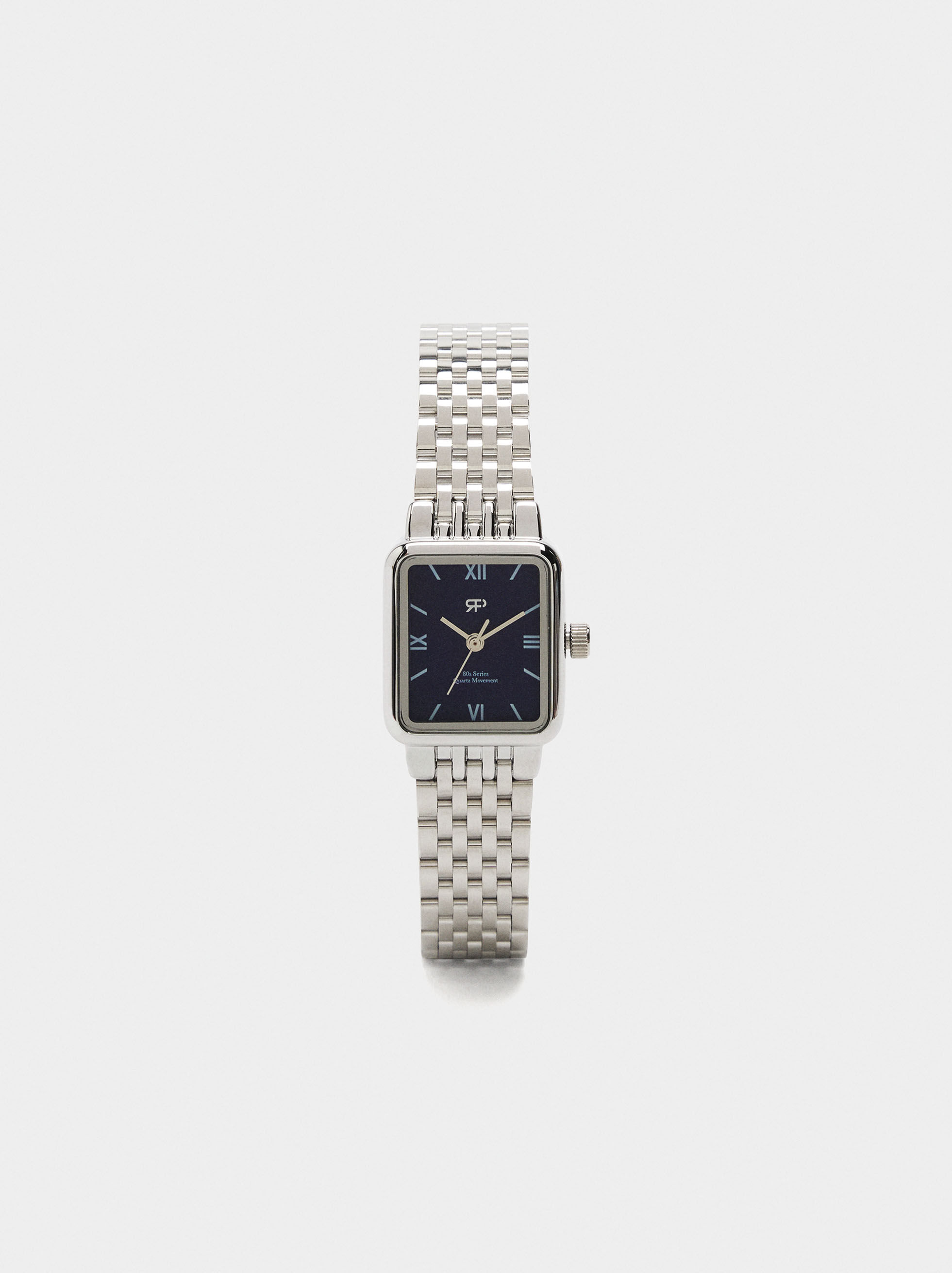 Montre carrée bracelet en acier inoxydable