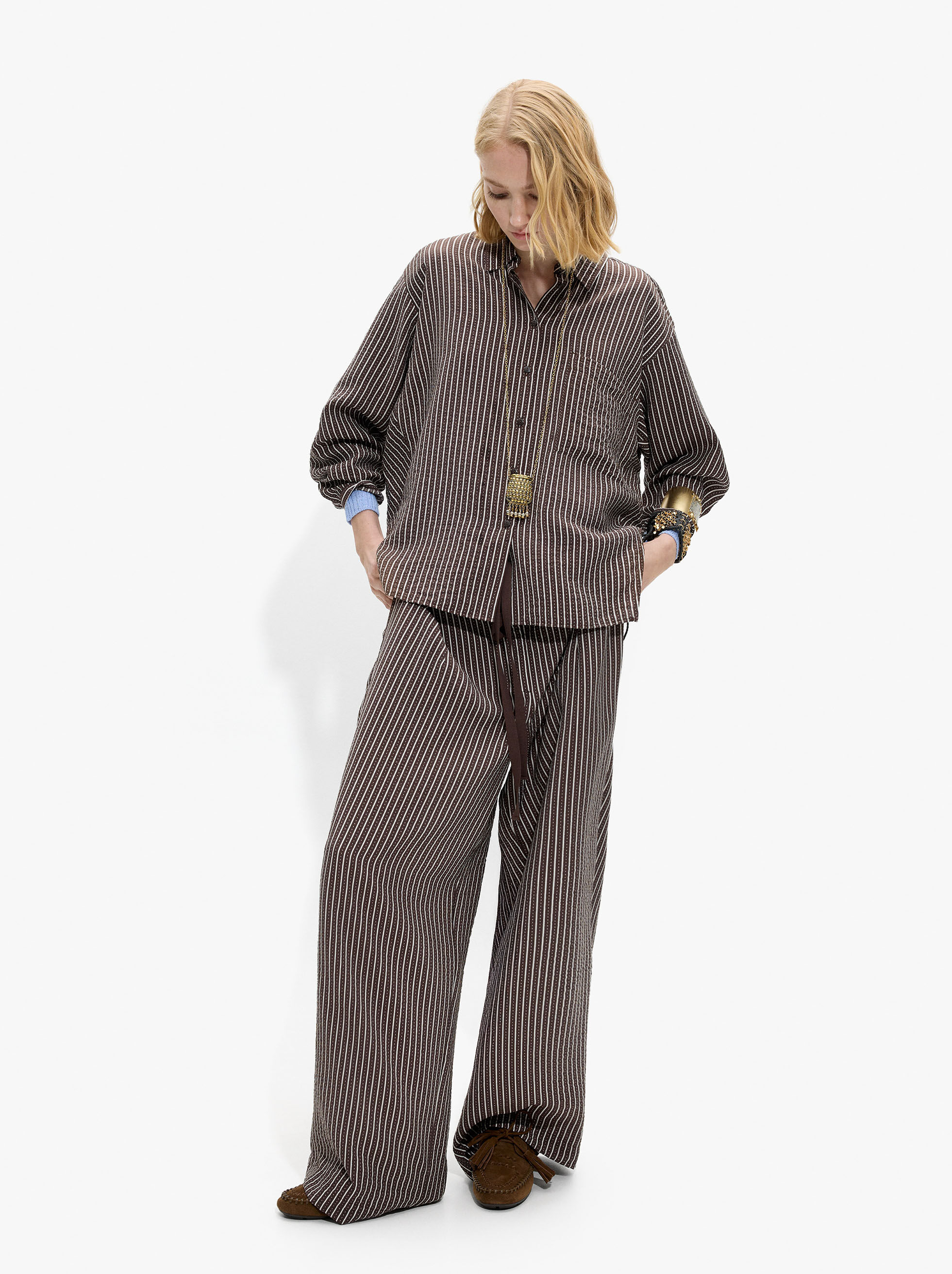 Chemise à rayures