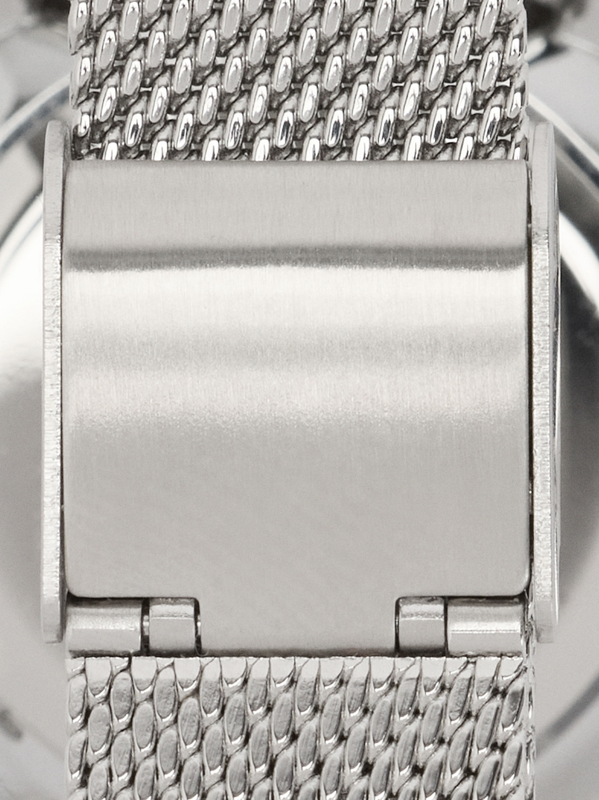 Montre bi-matière avec bracelet métallique en acier inoxydable