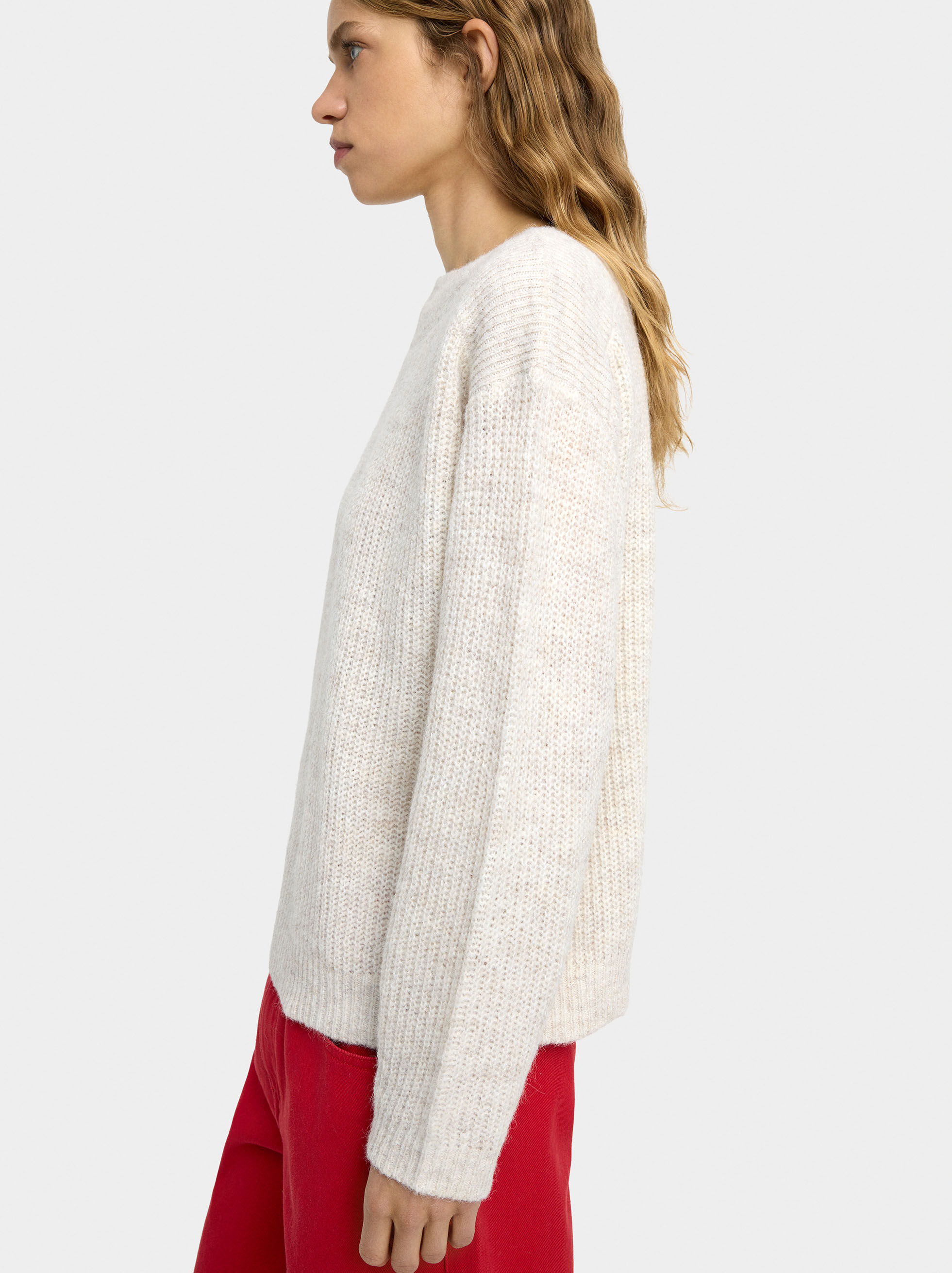 Pull en maille unie