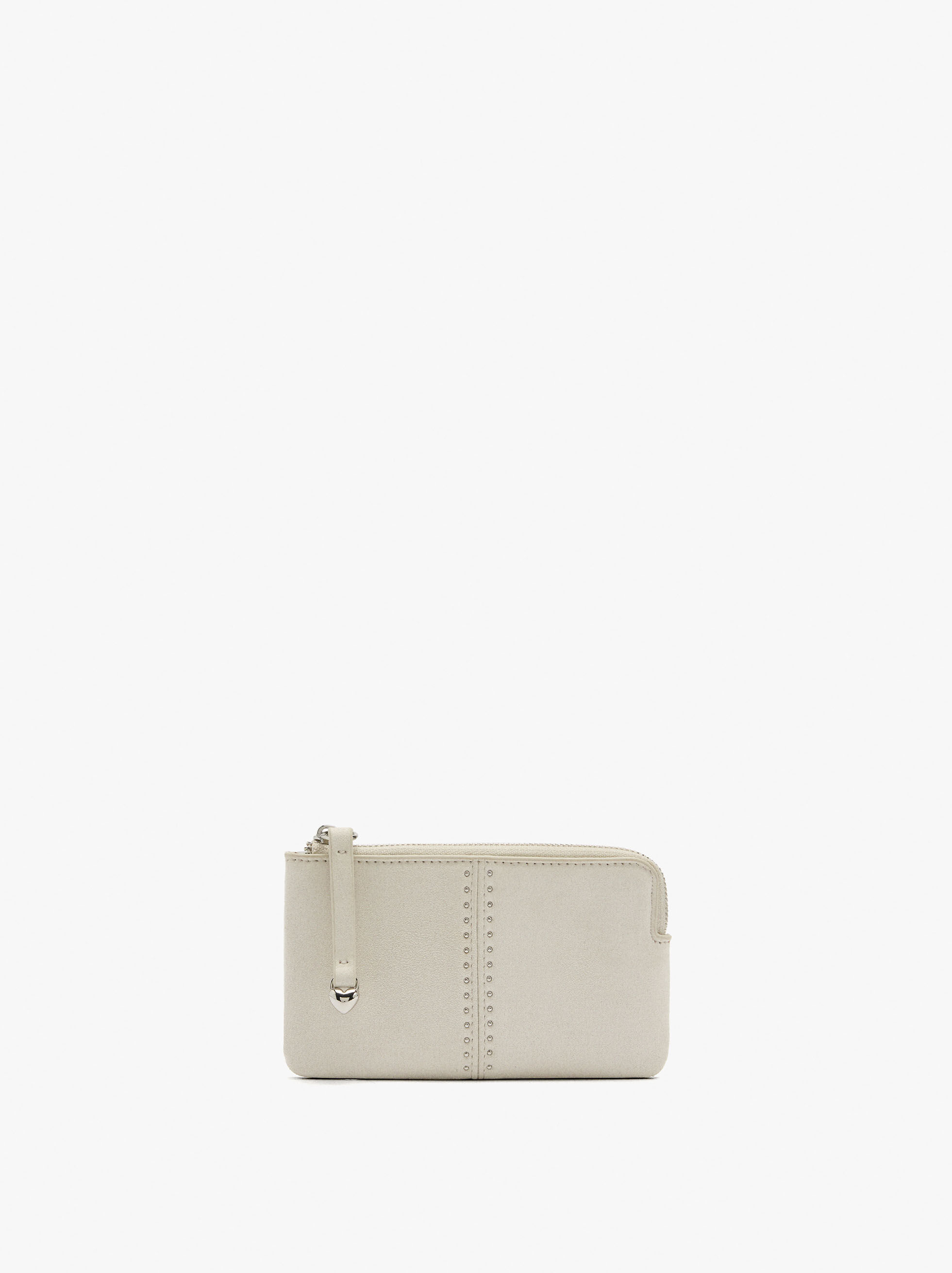 Porte-monnaie à clous avec détail cœur