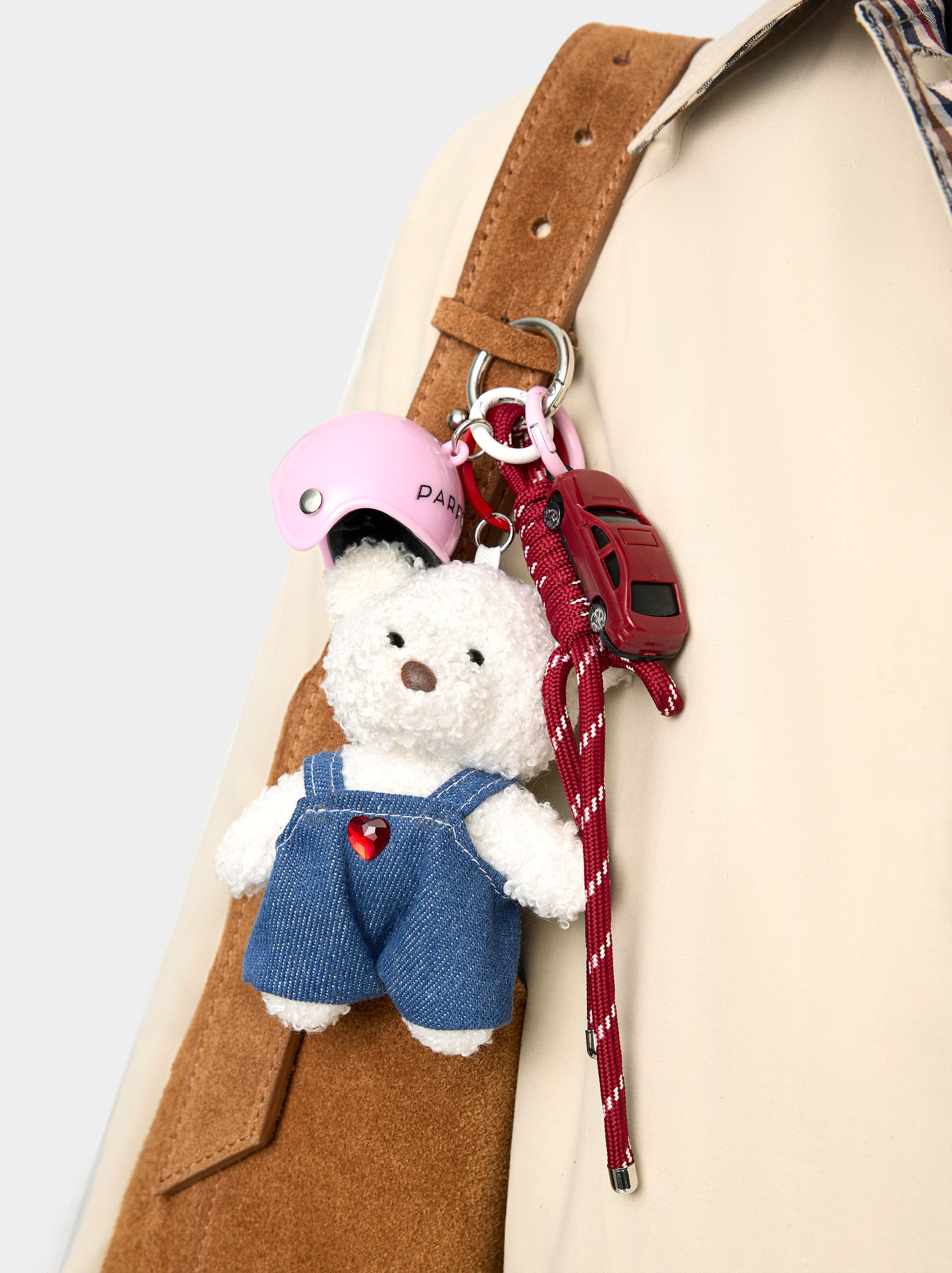 Porte-clés charm F1GIRLIE - La Collection The Bear