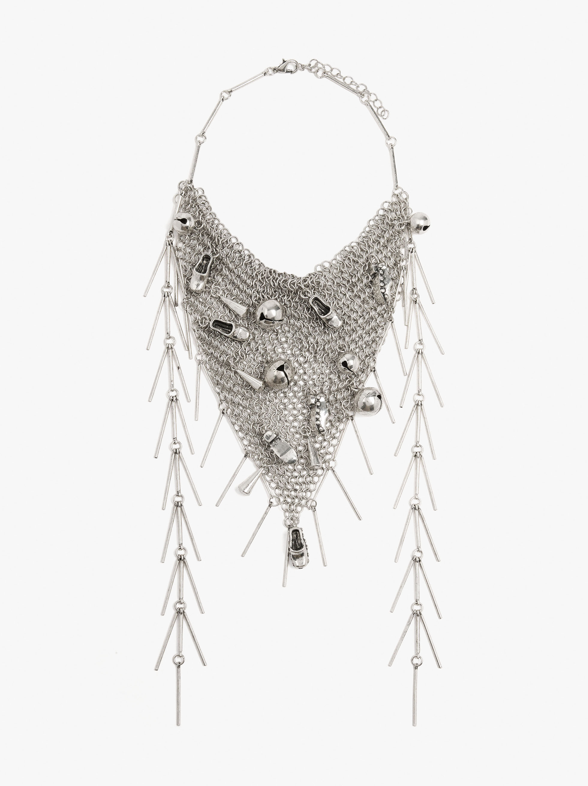 Collier babette avec grelots, socs et barres
