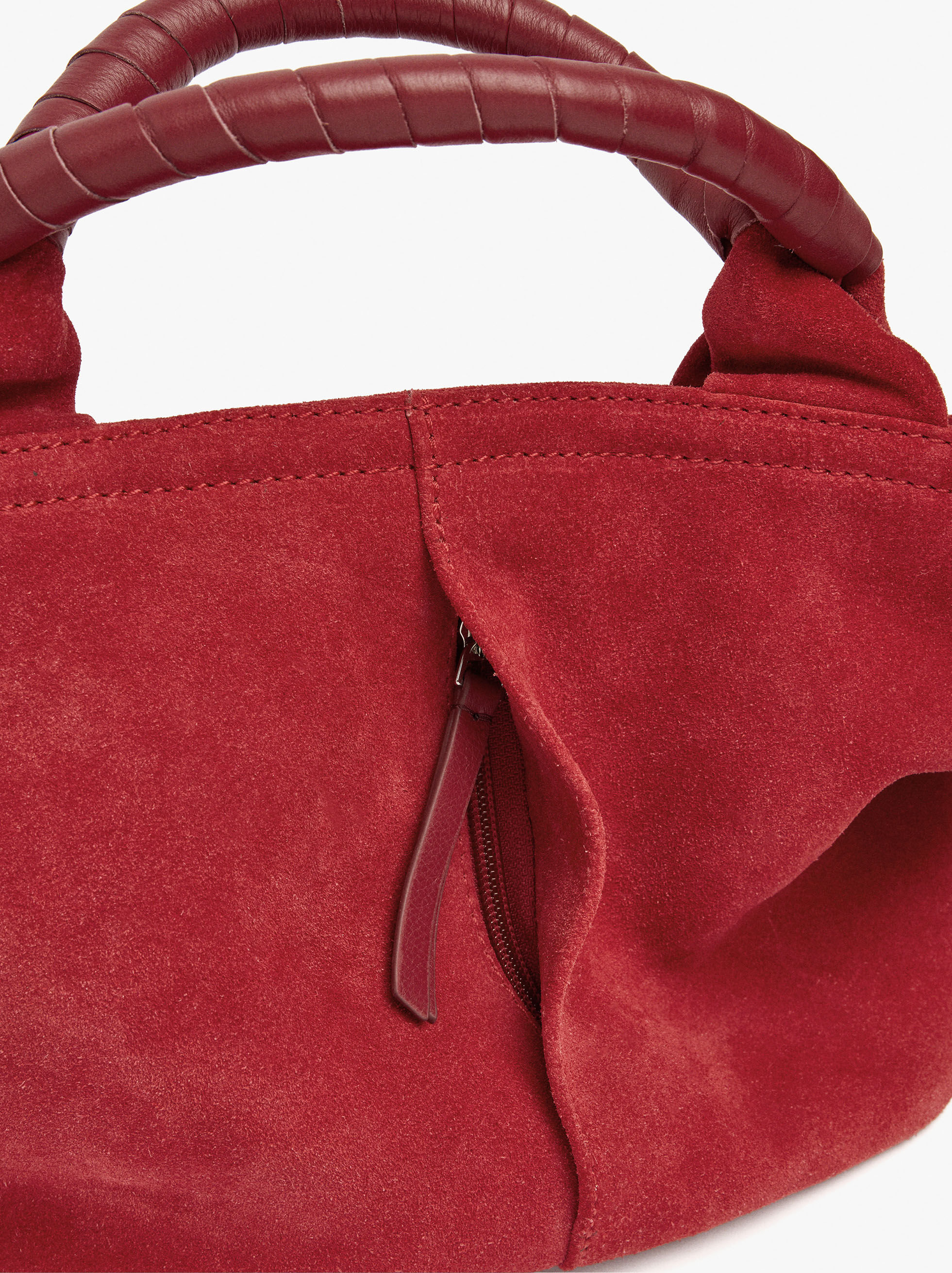 Sac à main en cuir avec bandoulière