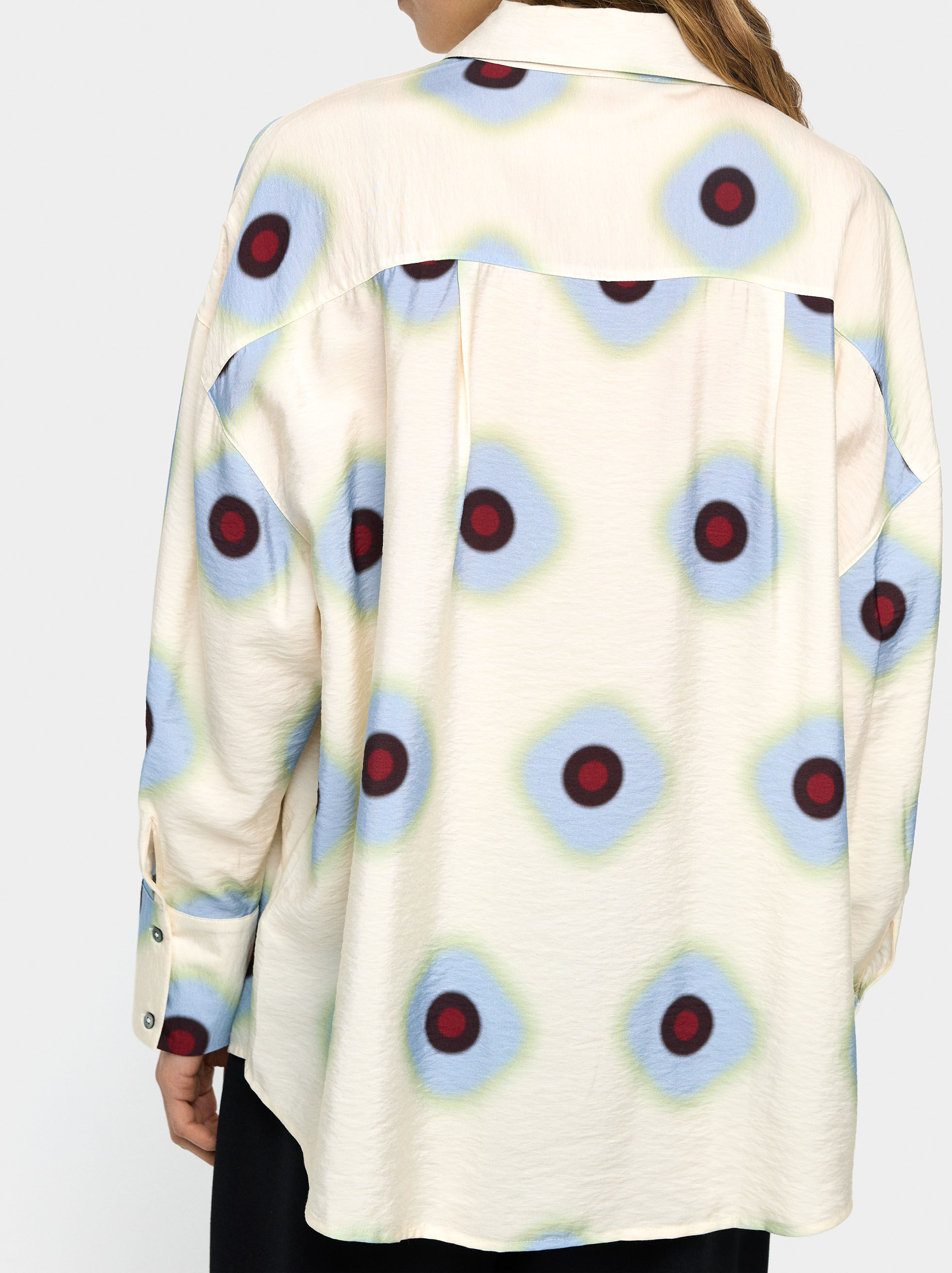 Chemise imprimée à cercles