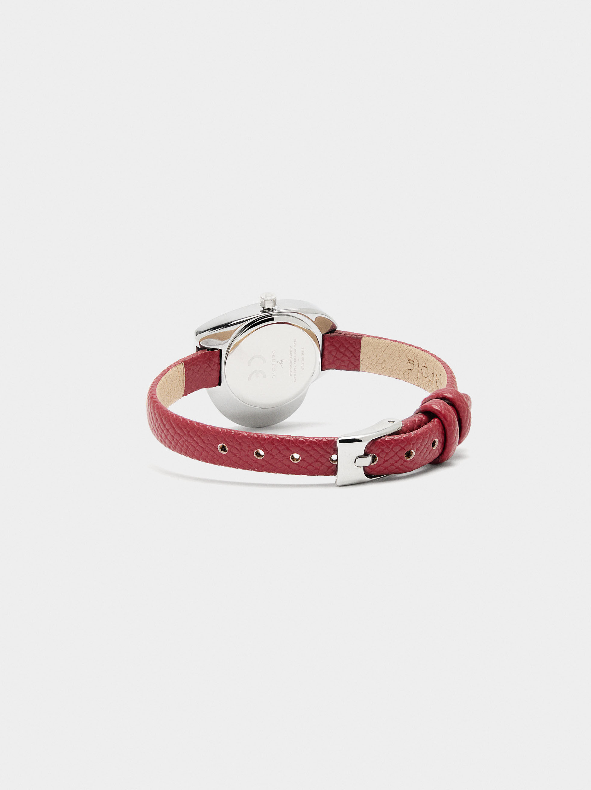 Montre cœur bracelet à texture