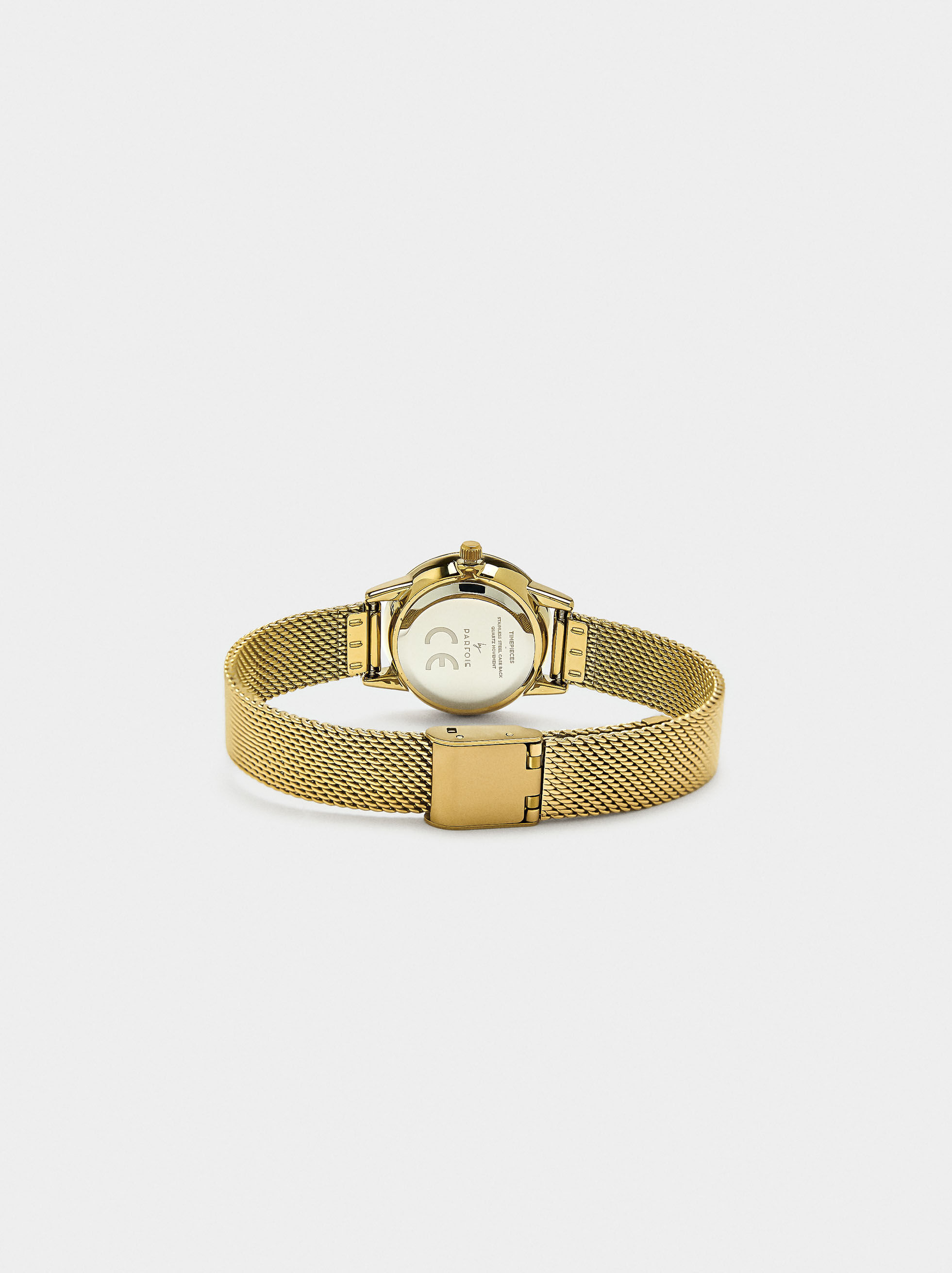 Montre en acier inoxydable à bracelet métallique