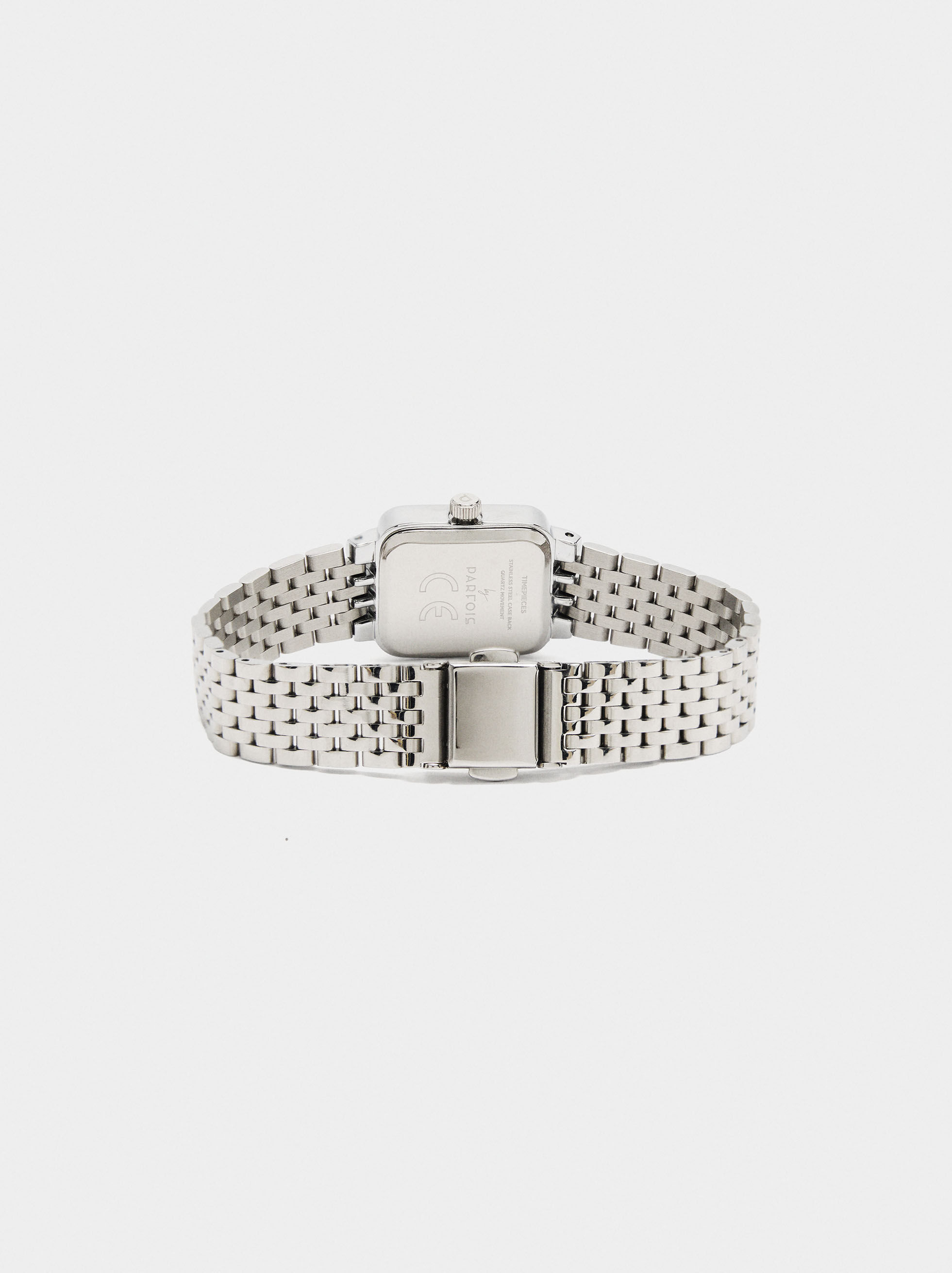 Montre carrée bracelet en acier inoxydable