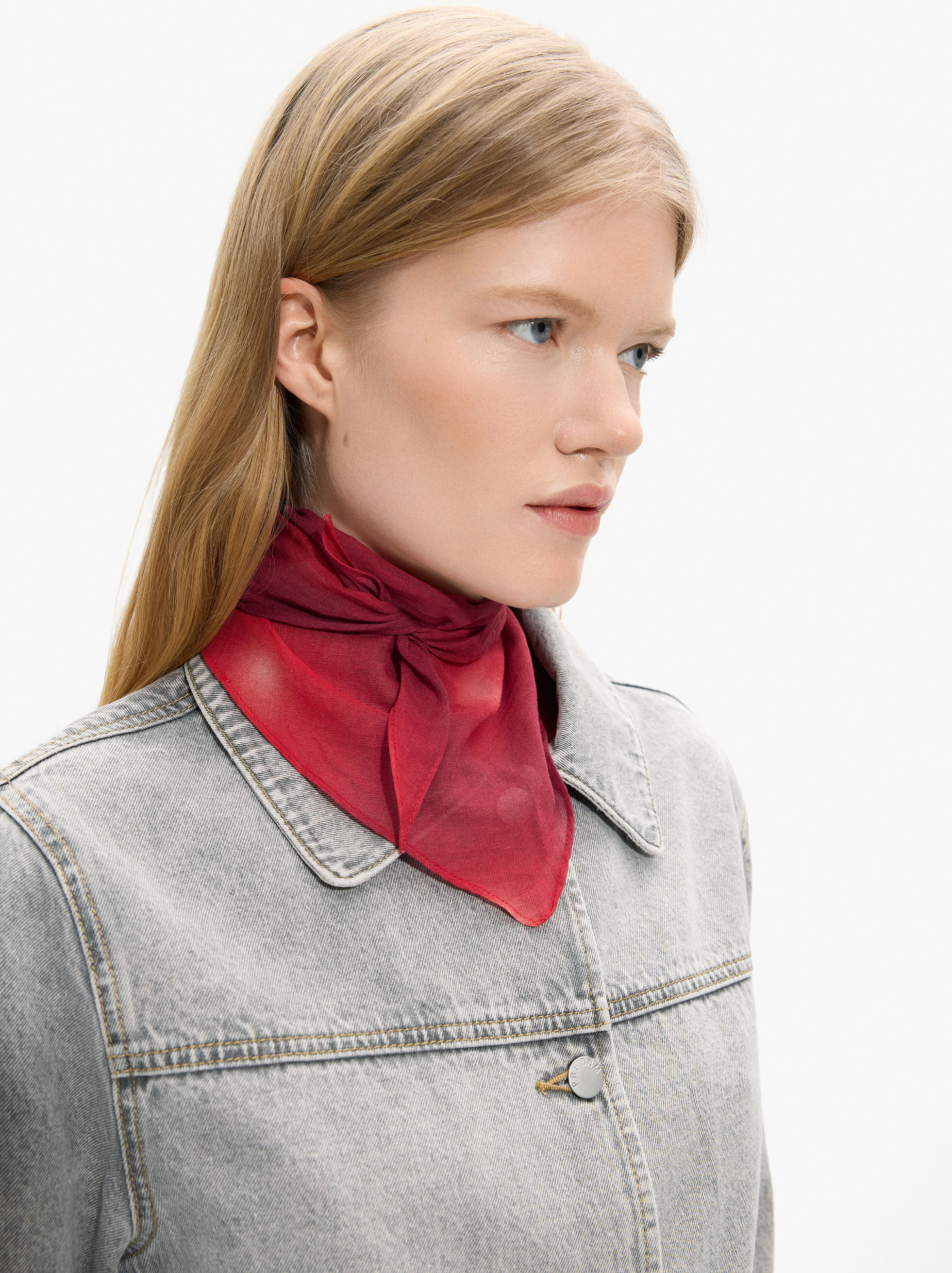 Foulard triangulaire imprimé