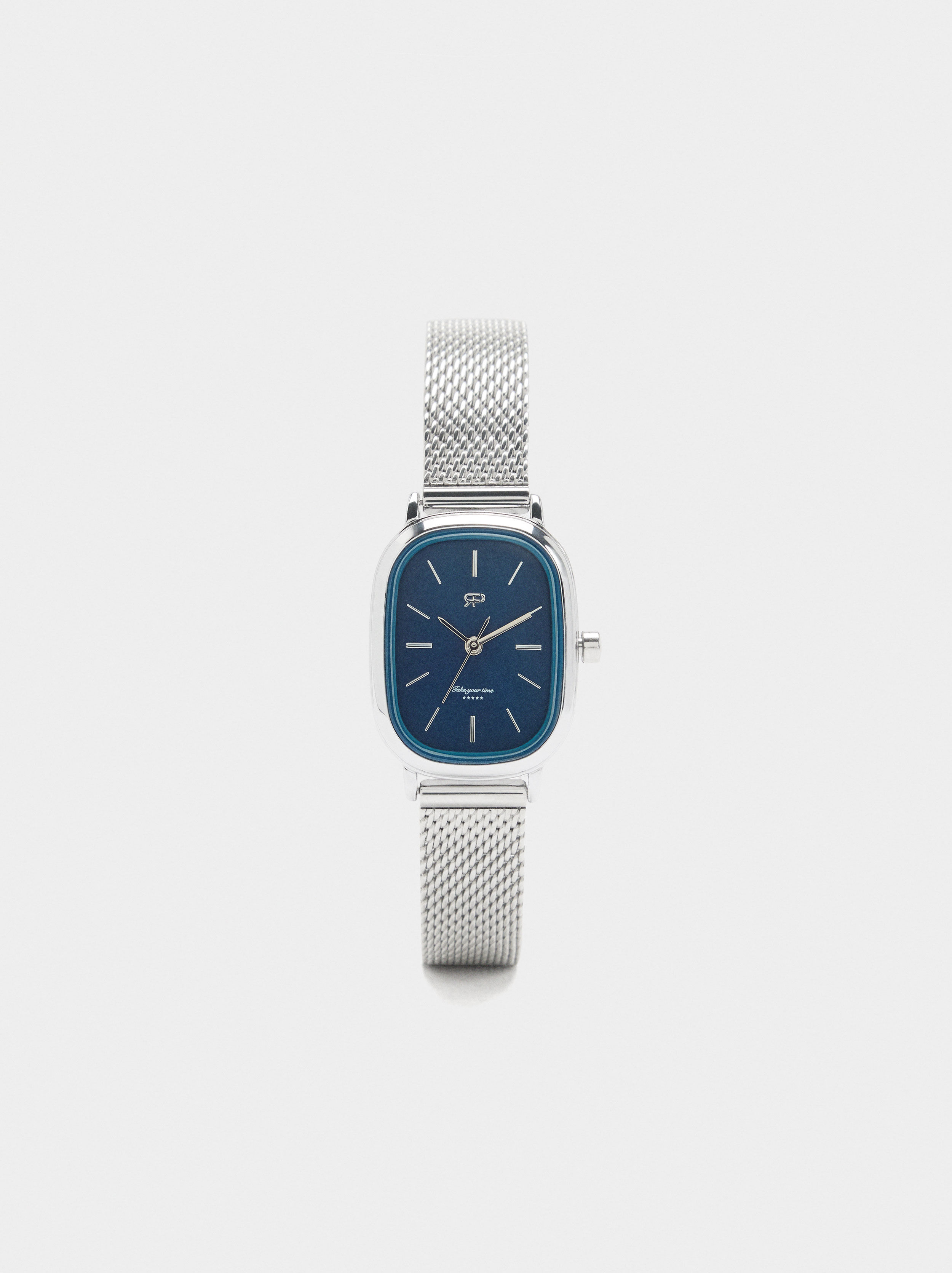 Montre en acier inoxydable à bracelet métallique