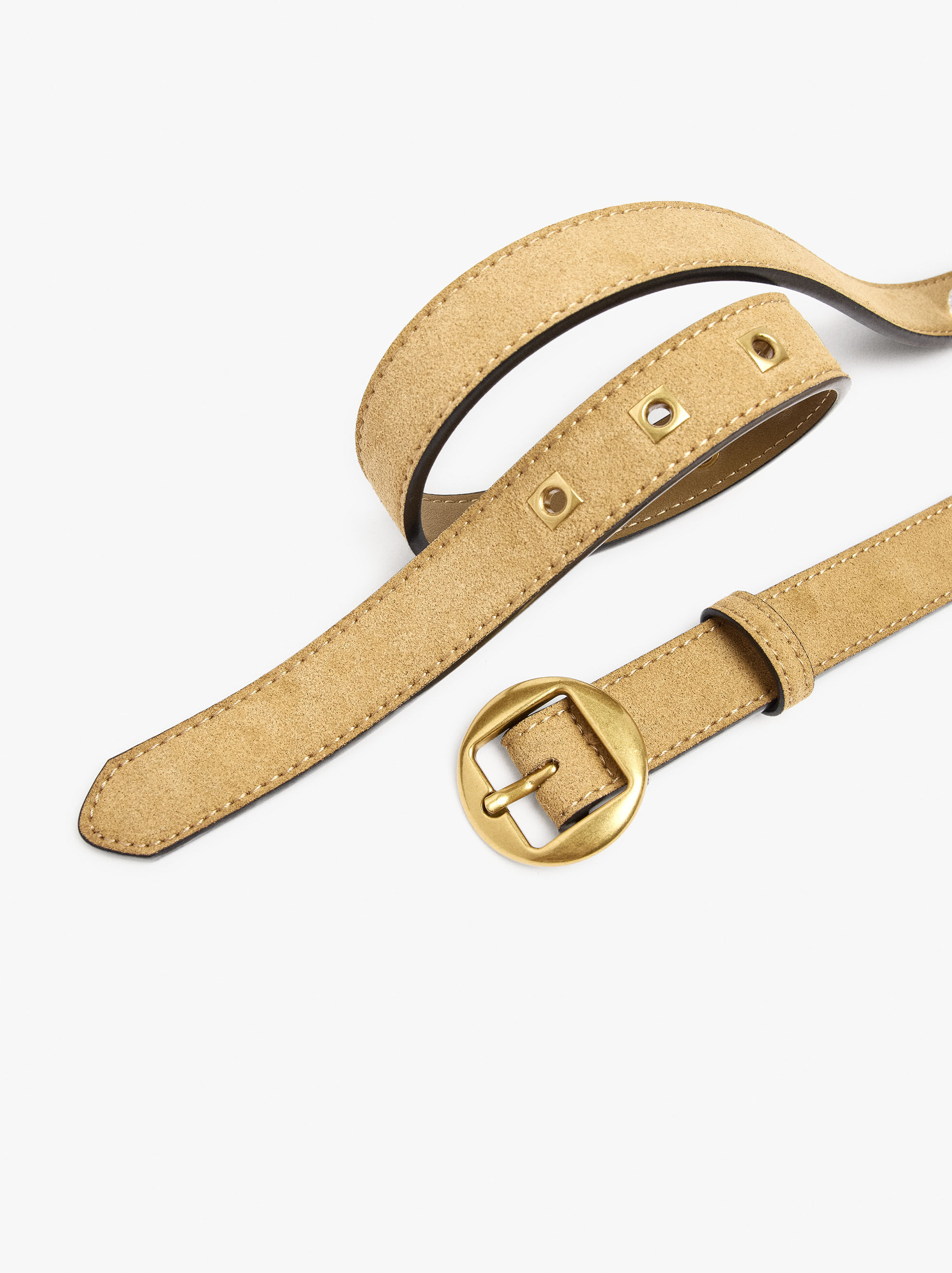 Ceinture à boucle ronde