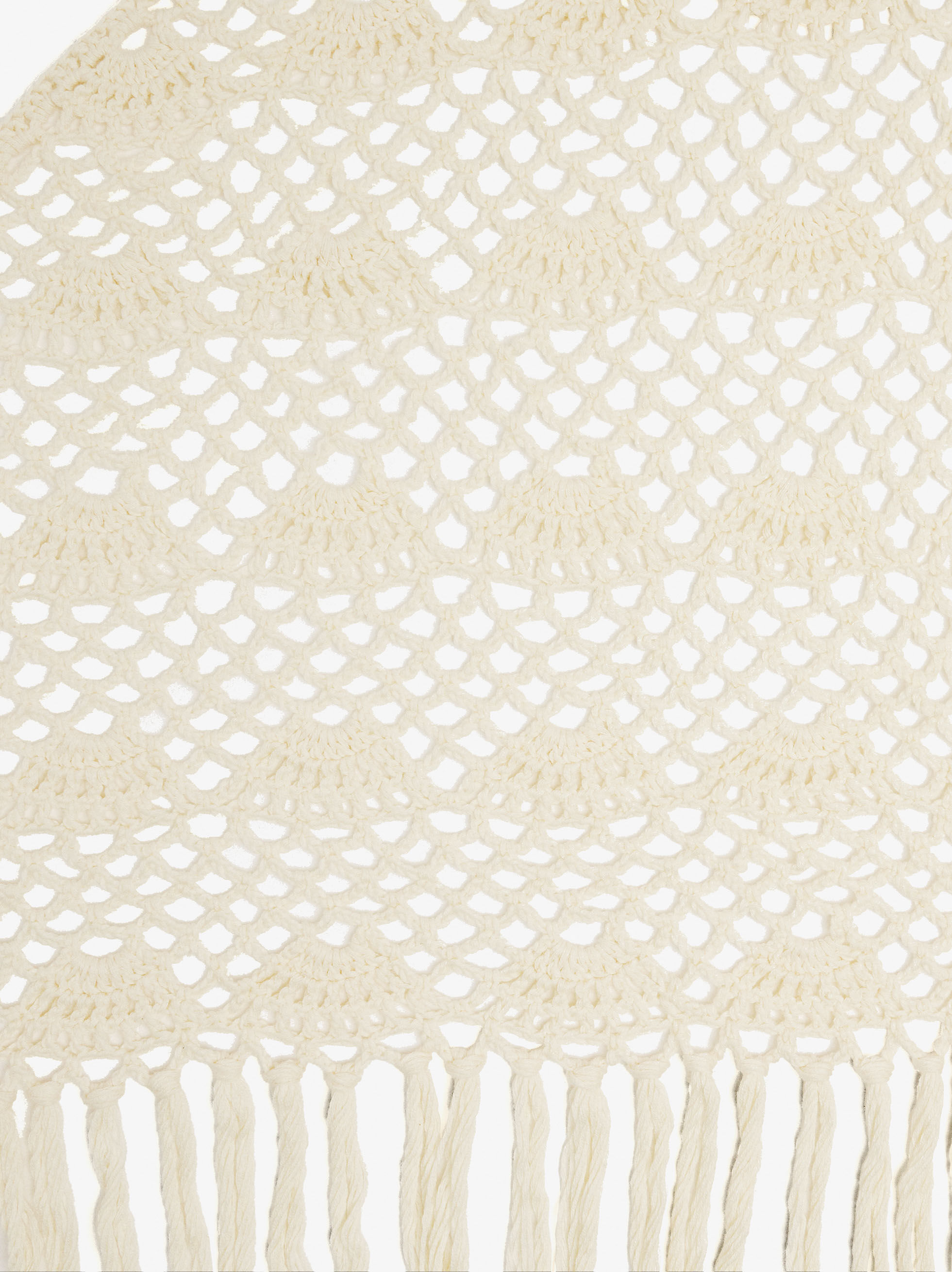 Écharpe en crochet 100 % coton