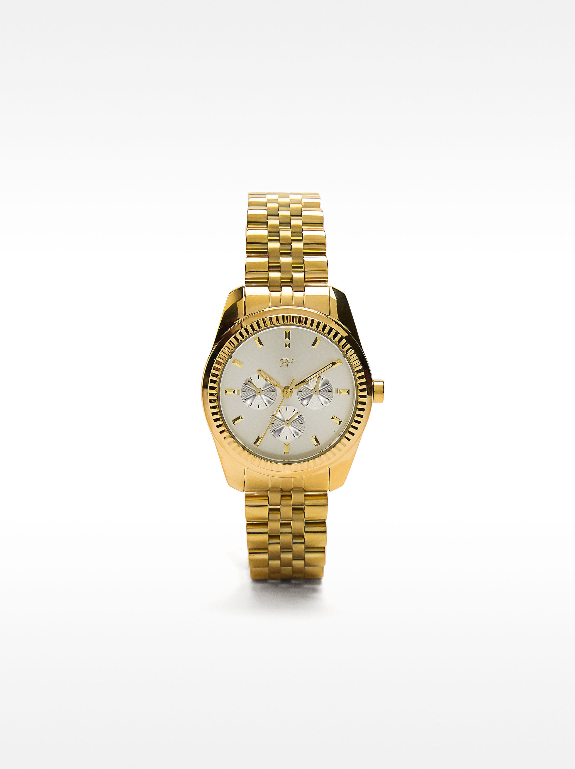 Montre avec bracelet en acier inoxydable