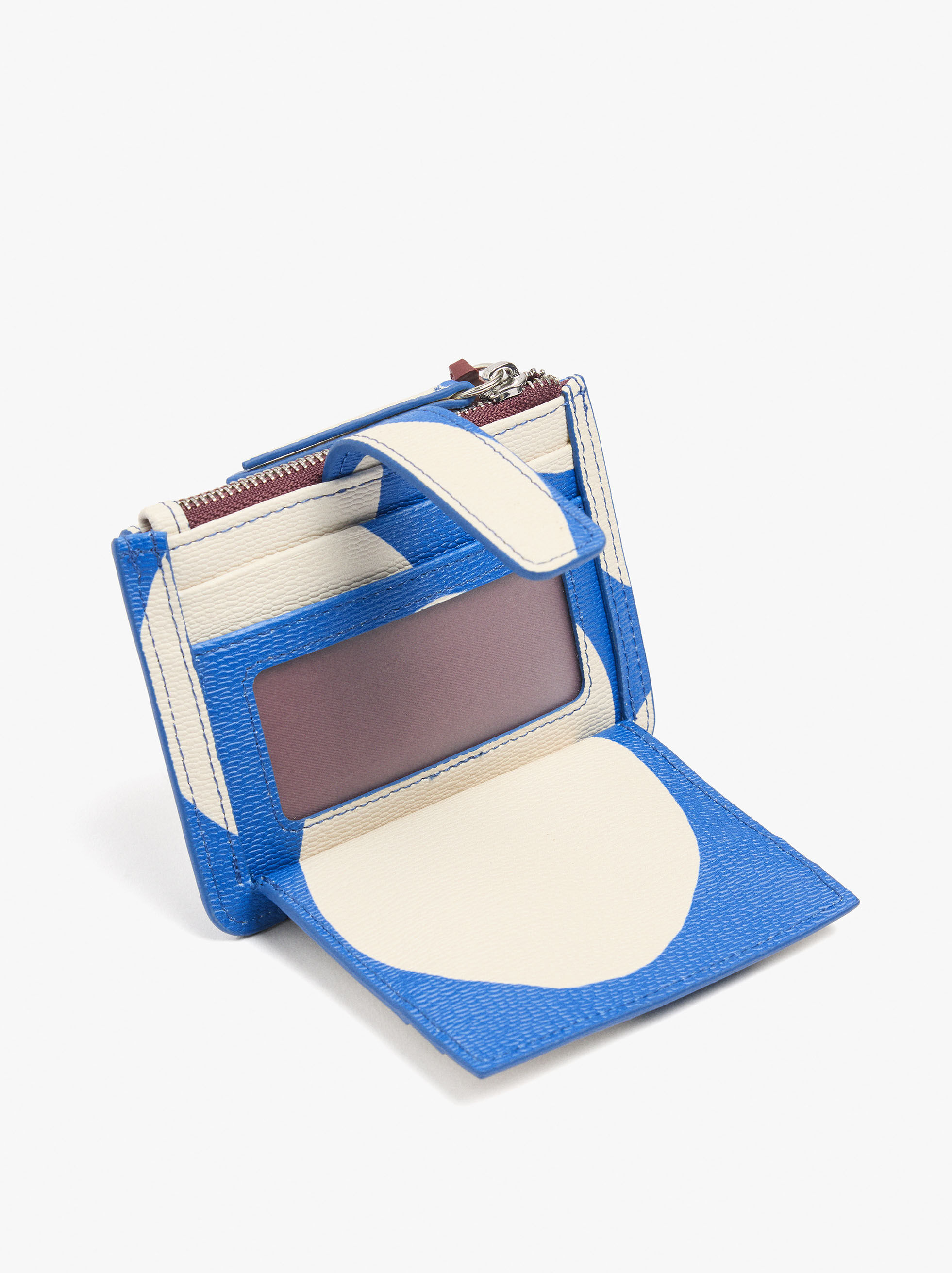 Porte-cartes imprimé texturé