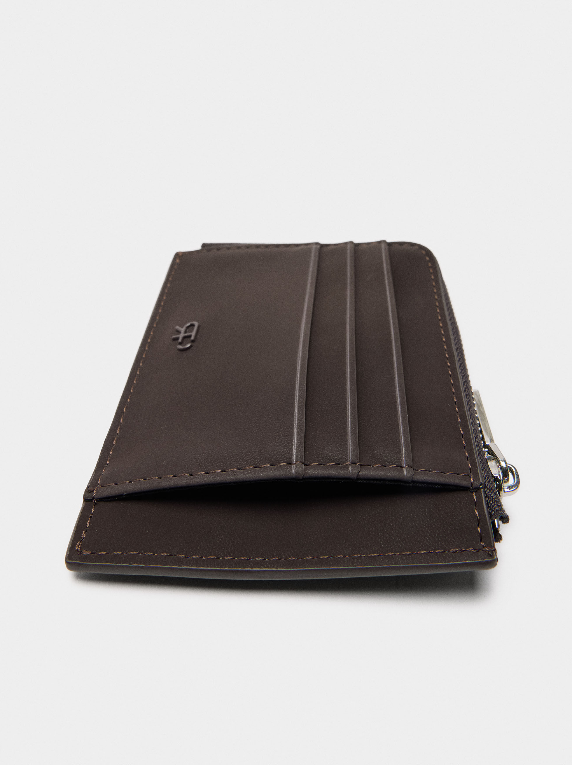 Porte-cartes à texture douce