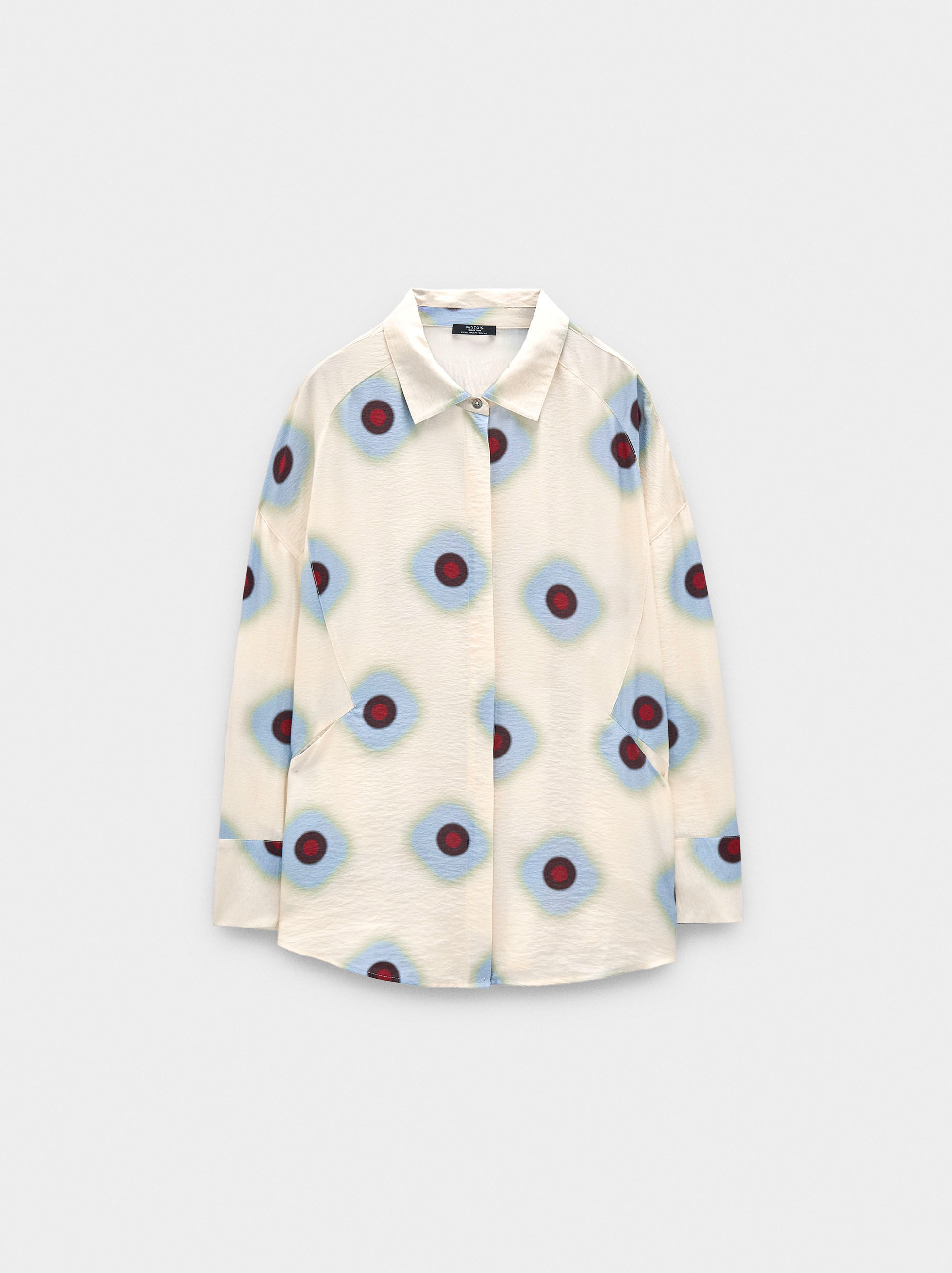Chemise imprimée à cercles