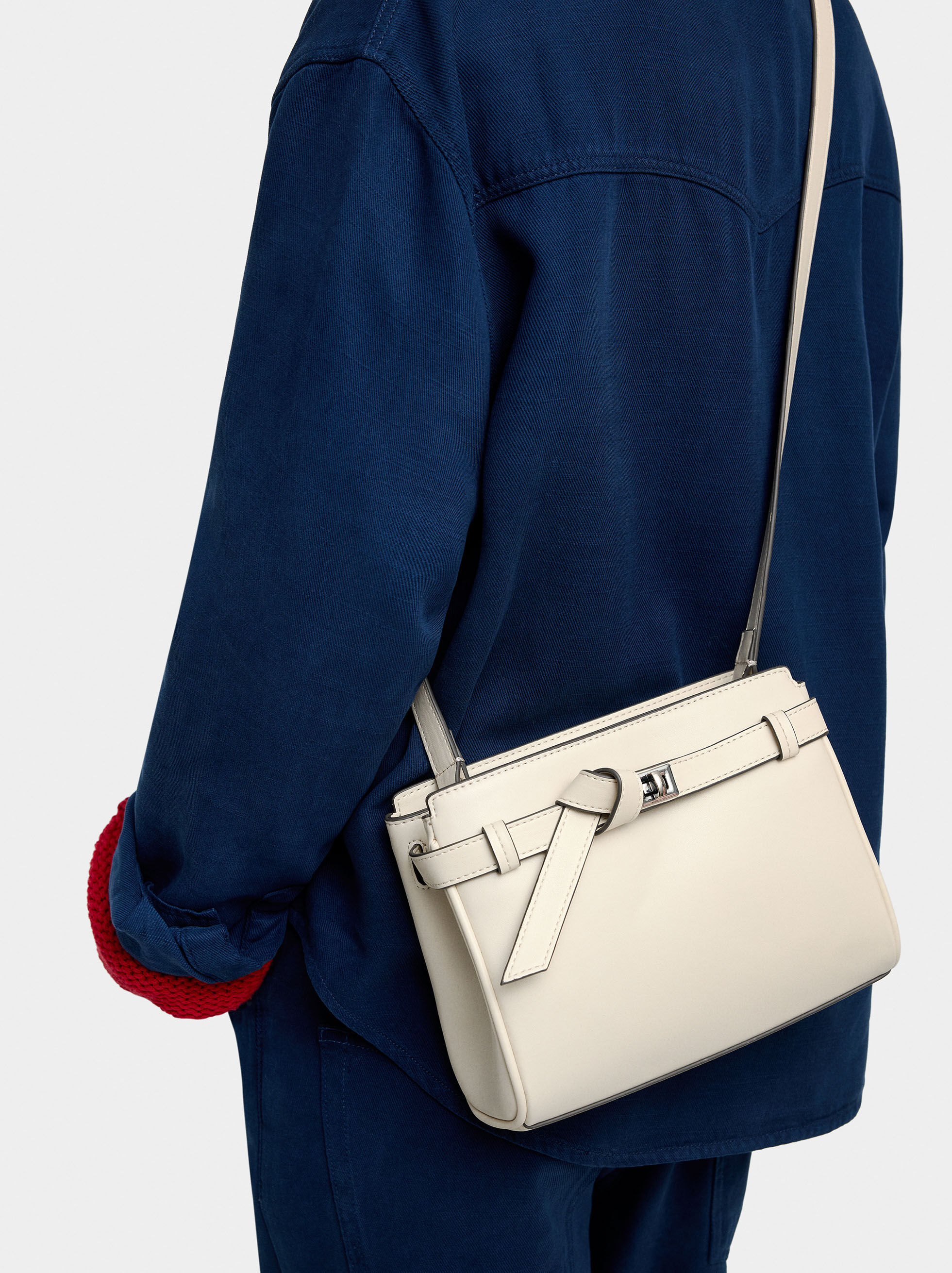 Sac à bandoulière avec détail de ceinture