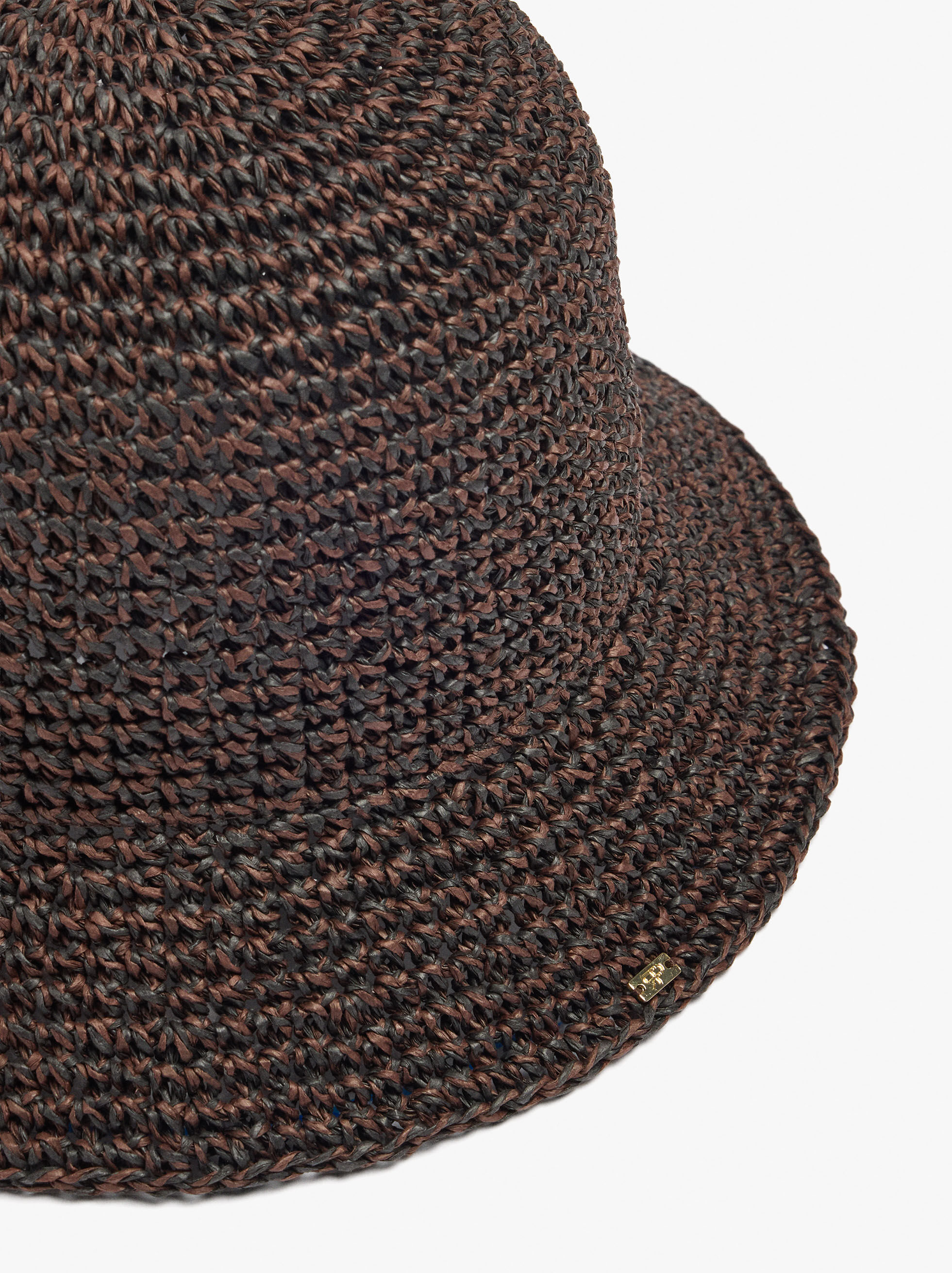 Chapeau bucket effet paille