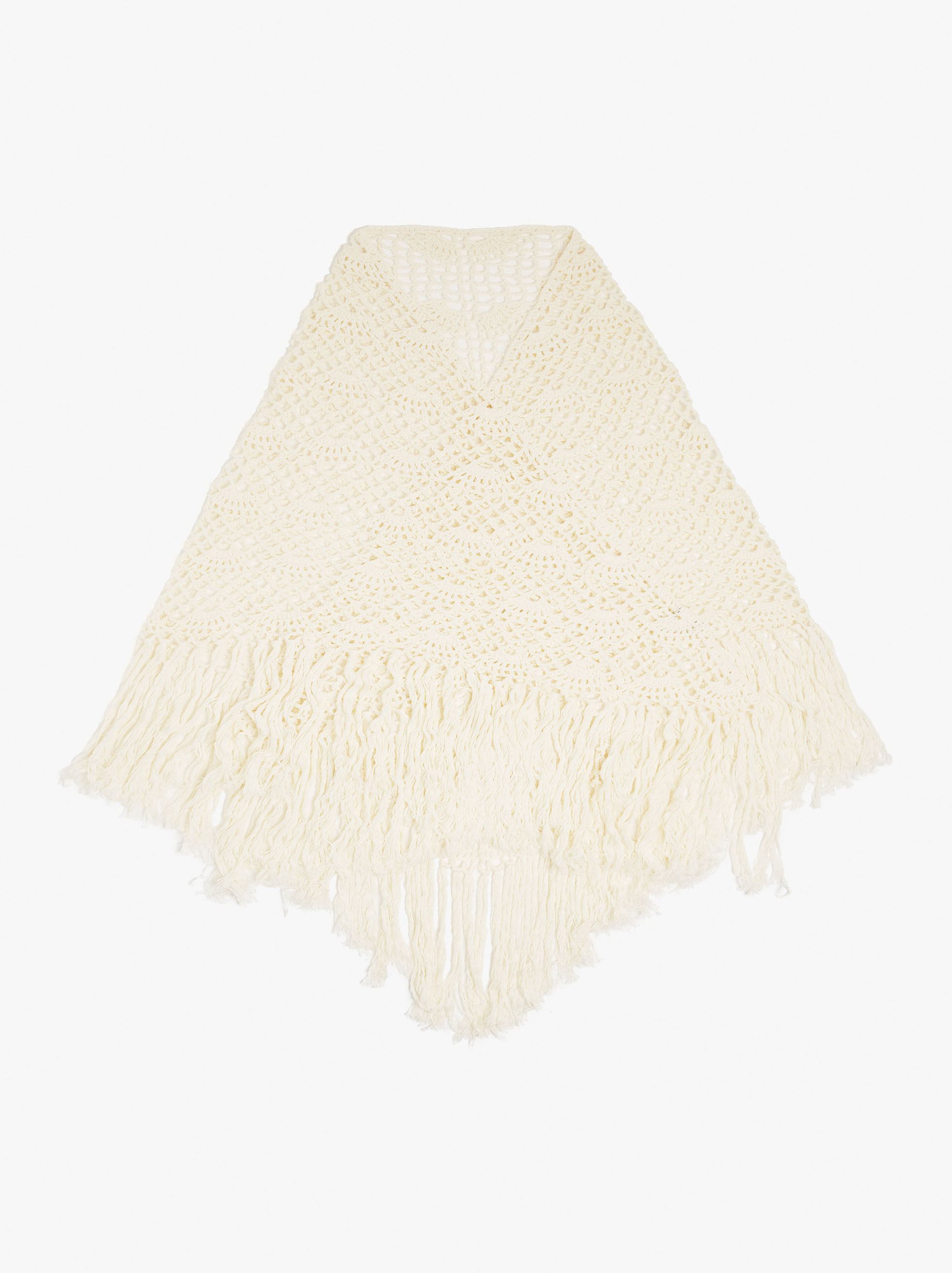 Écharpe en crochet 100 % coton